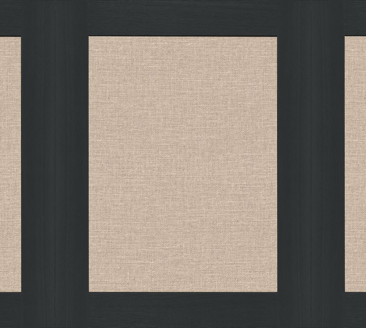 Papier peint Soubassement Jute M noir - Reliefs de Casélio | Réf. RLF105239090