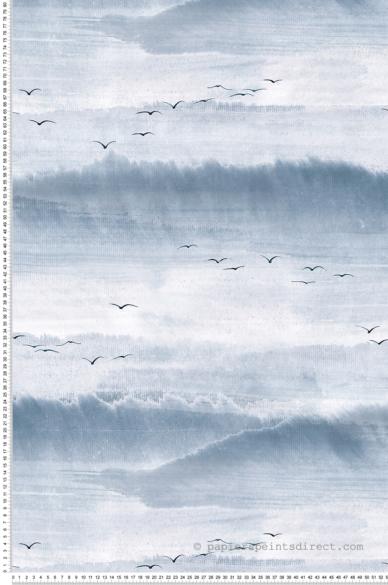 Papier peint Oiseau Envol bleu - Les Essentiels de Lutèce | Réf. LTC-81627