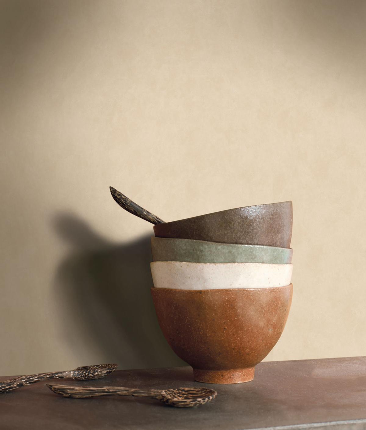 Papier peint Uni Buvard Vallauris sable - Echappée Belle de Casadéco | Réf. ECHA89851141