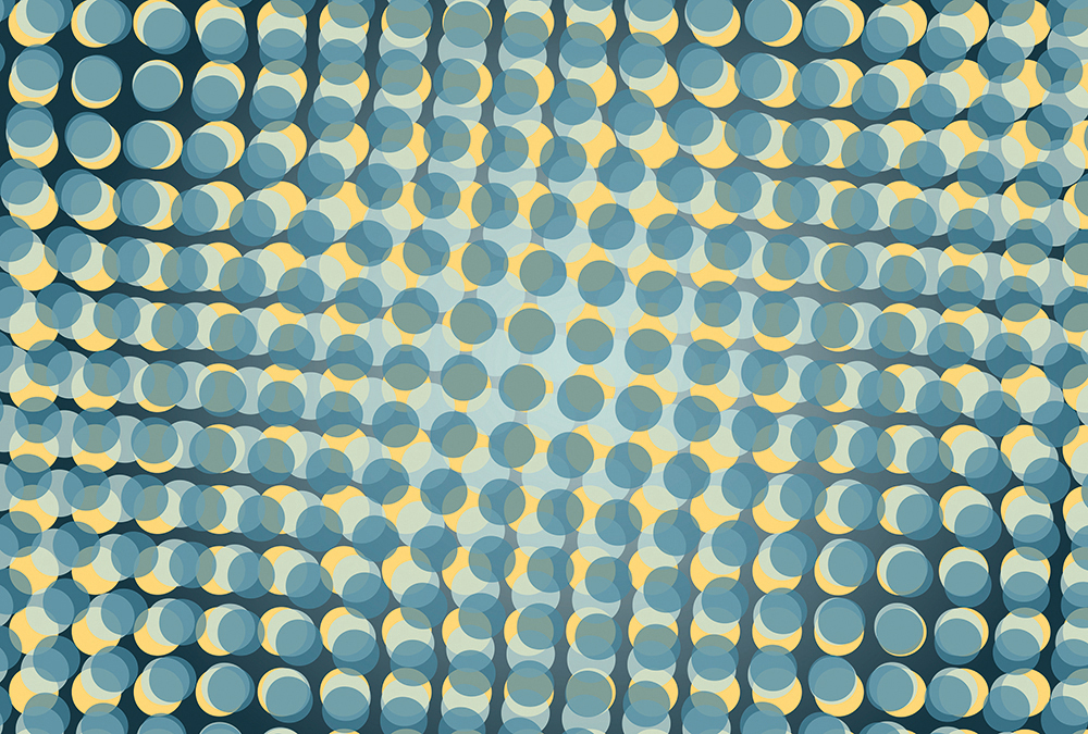 Papier peint panoramique Points - Référence APD-471-502-400x270 - Intissé 200g/m2 - Standard 400 x 270