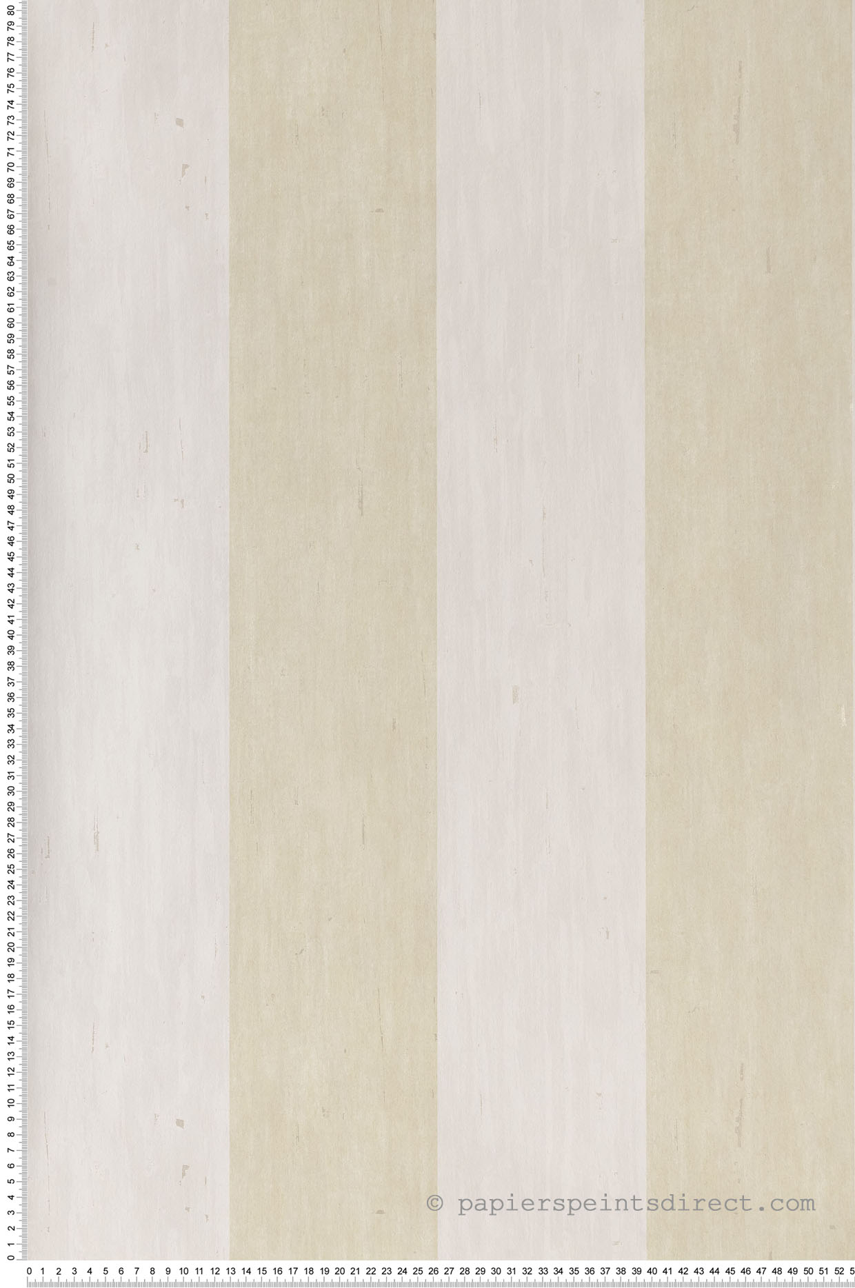 Rayures écorce vert-blanc - Collection Panama de Casadéco