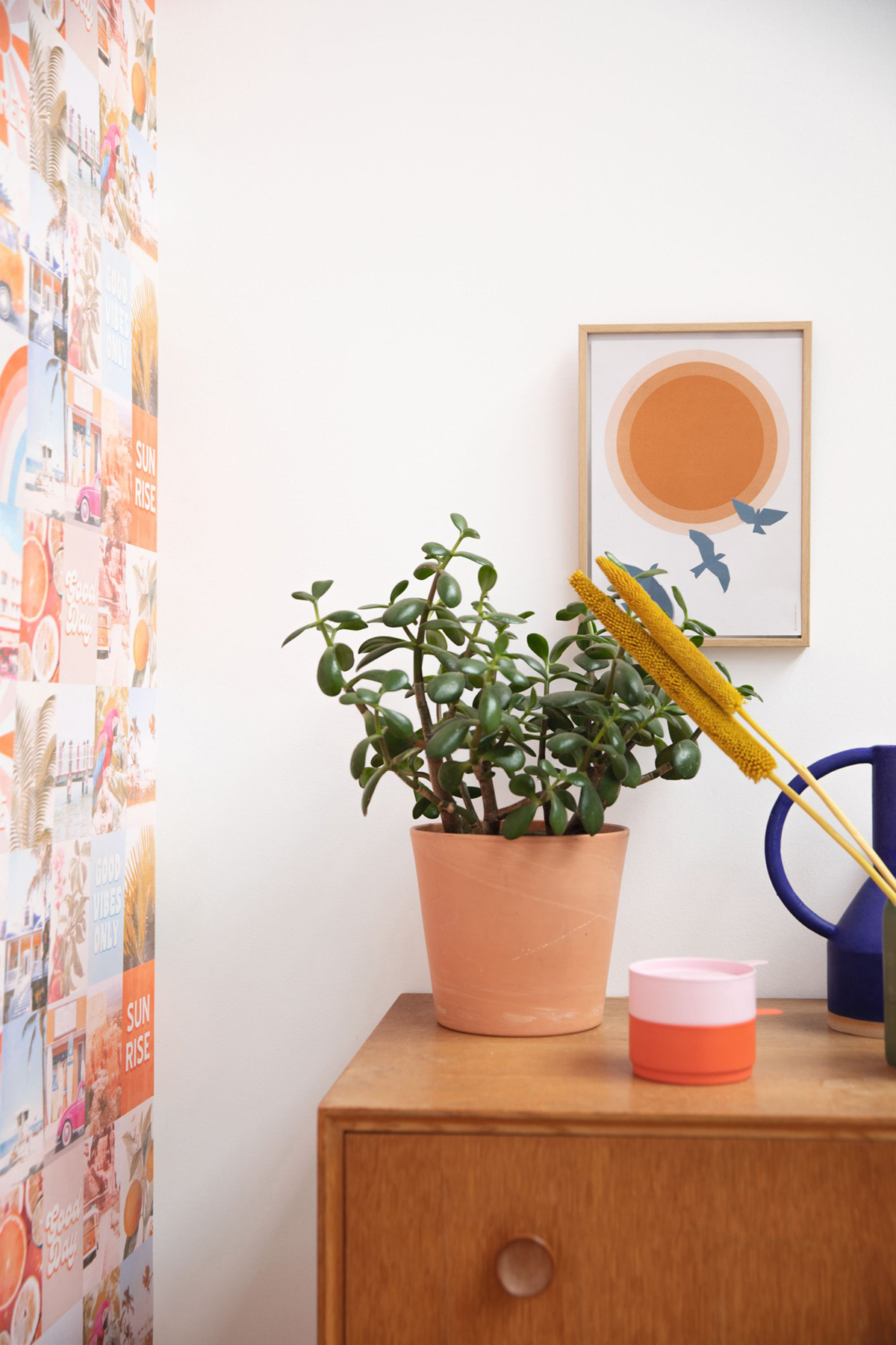 Papier peint Photo Good Day orange - Young & Free de Casélio | Réf. YNF103354563