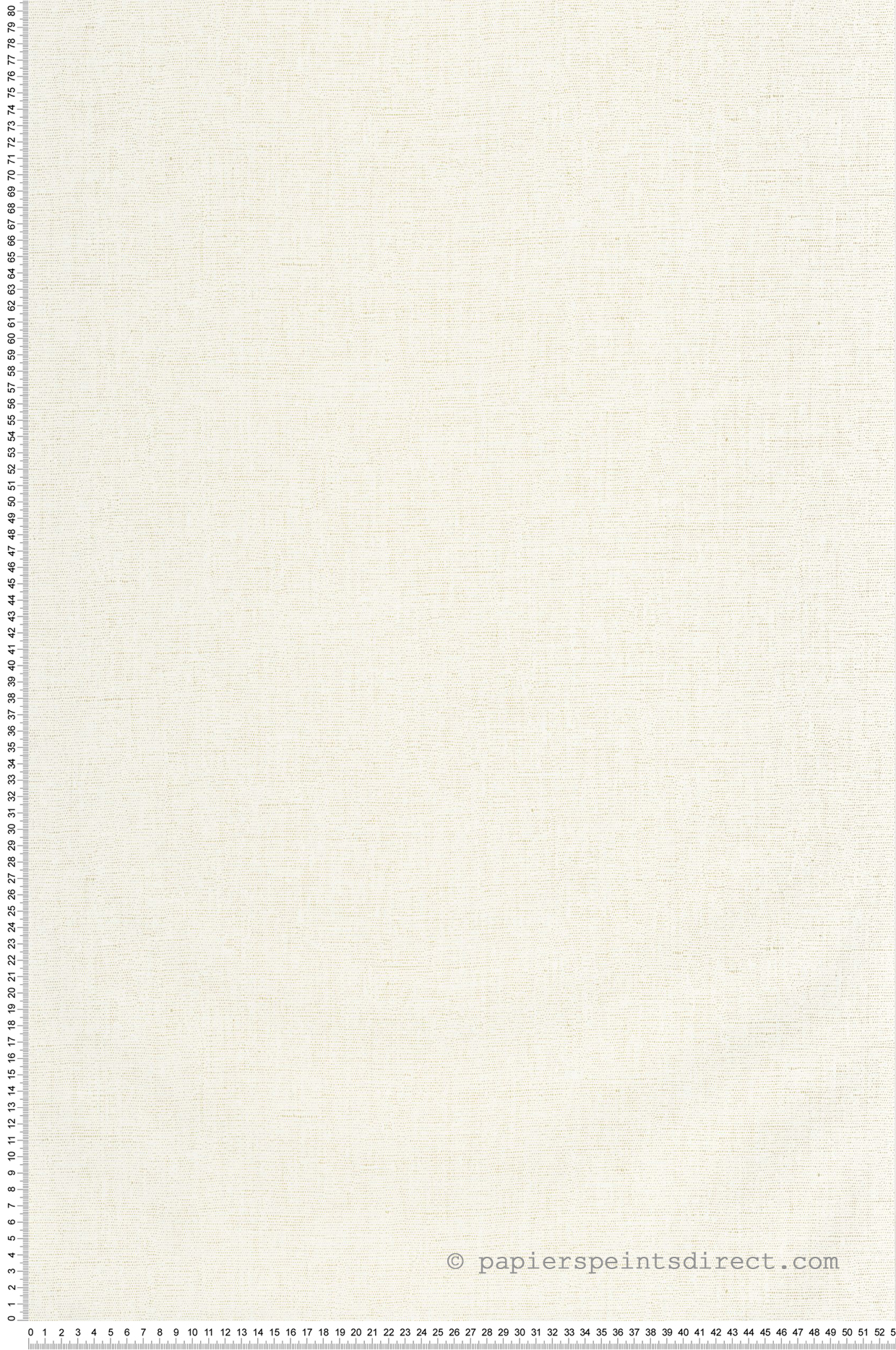 Papier peint Uni Lin blanc cassé doré - Light de Casélio | Réf. LIG103230020