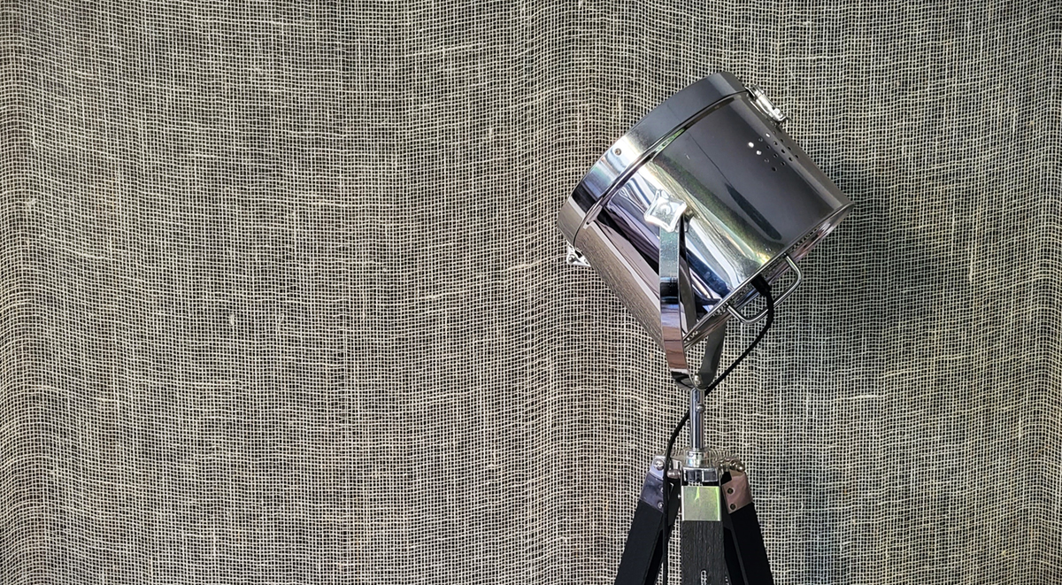 Tissu mural Quadrillage en Fibre Naturelle noir - Textil'In de Montecolino | Réf. MC-TIN240001