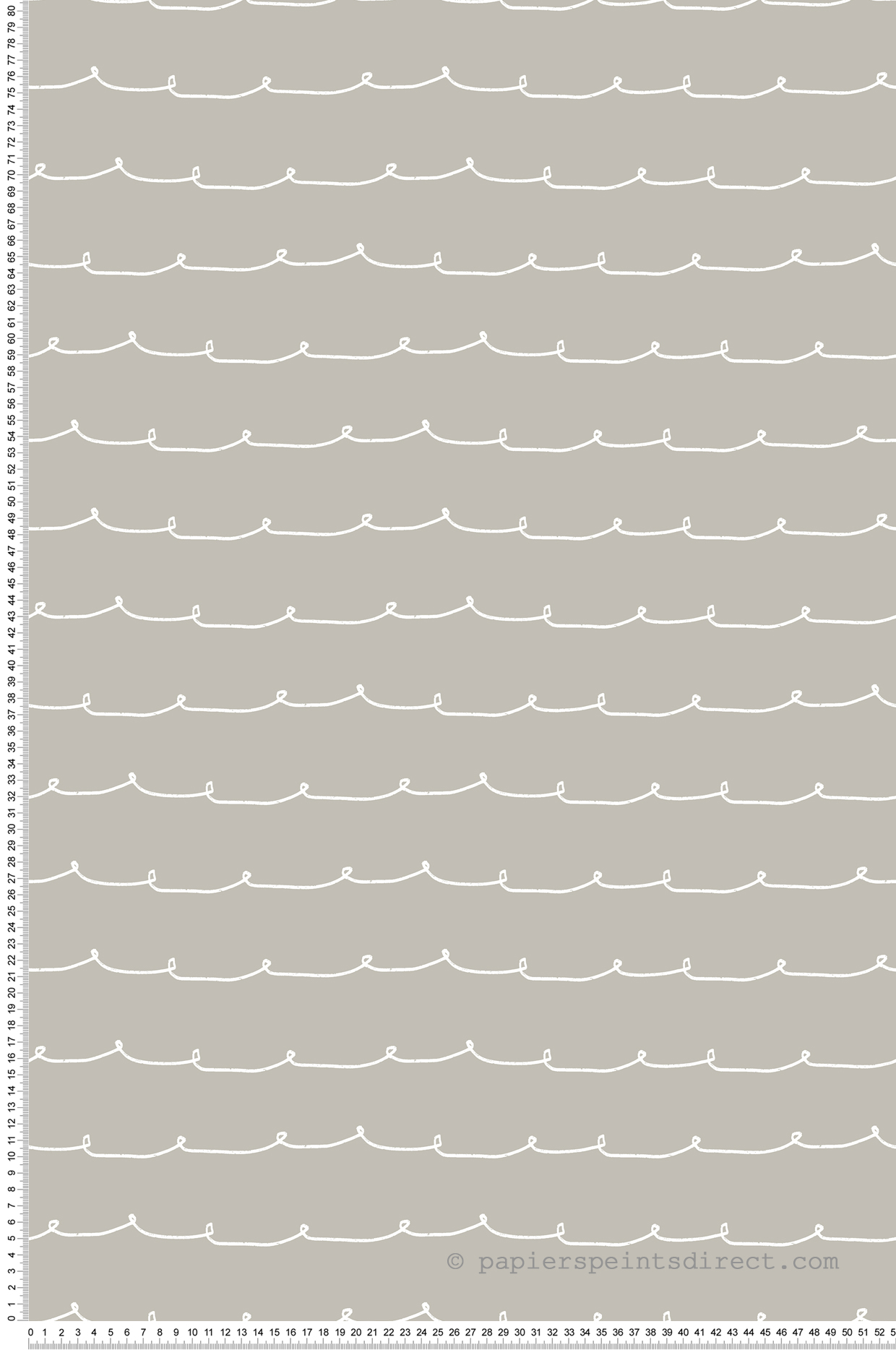 Papier peint Ligne Vague Contemporain taupe - Imagine de Lutèce | Réf. LTC-DL27569