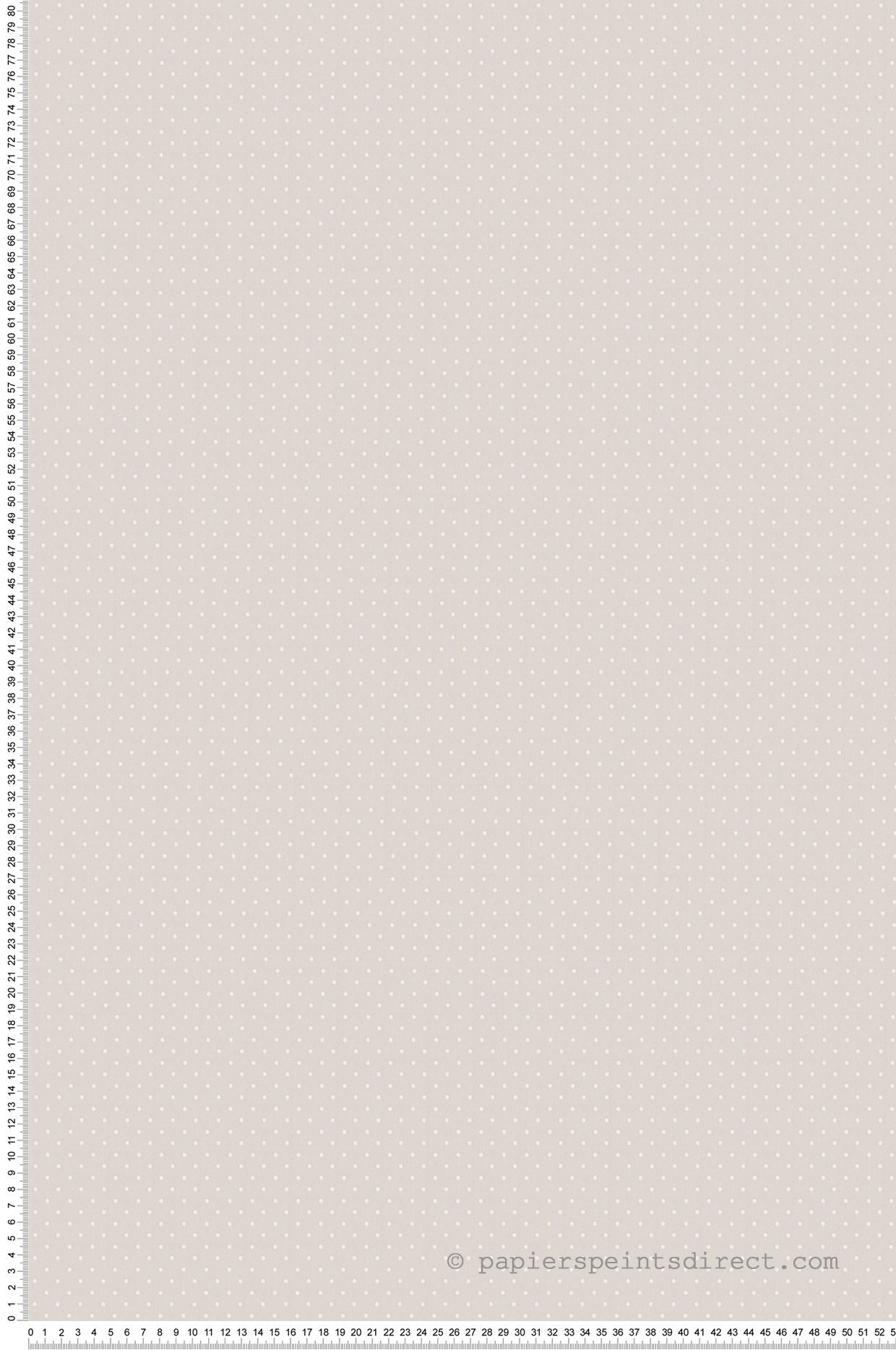 Papier peint Pois Charme lin blanc - Maison Charme d'A.S. Création | Réf. AS-390704