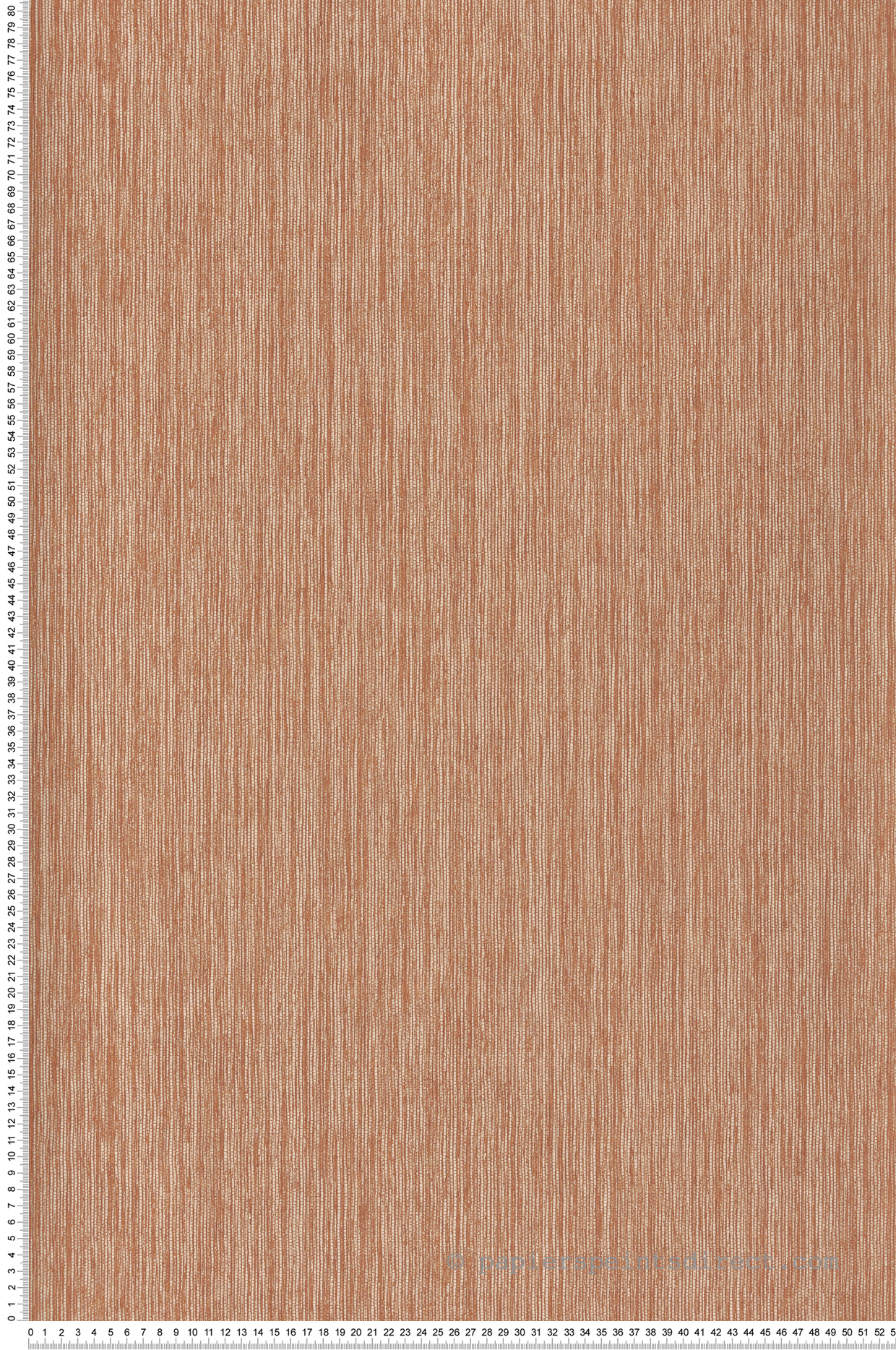 Papier peint Faux Uni Paille terracotta - Merida de Montecolino | Réf. MC-BA26015