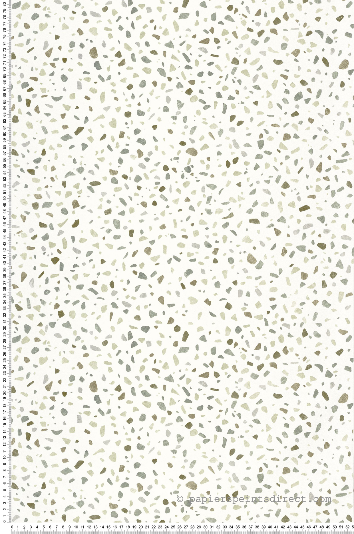 Papier peint Terrazzo Granito vert - Kitchen Box de Casélio | Réf. KBO106890772