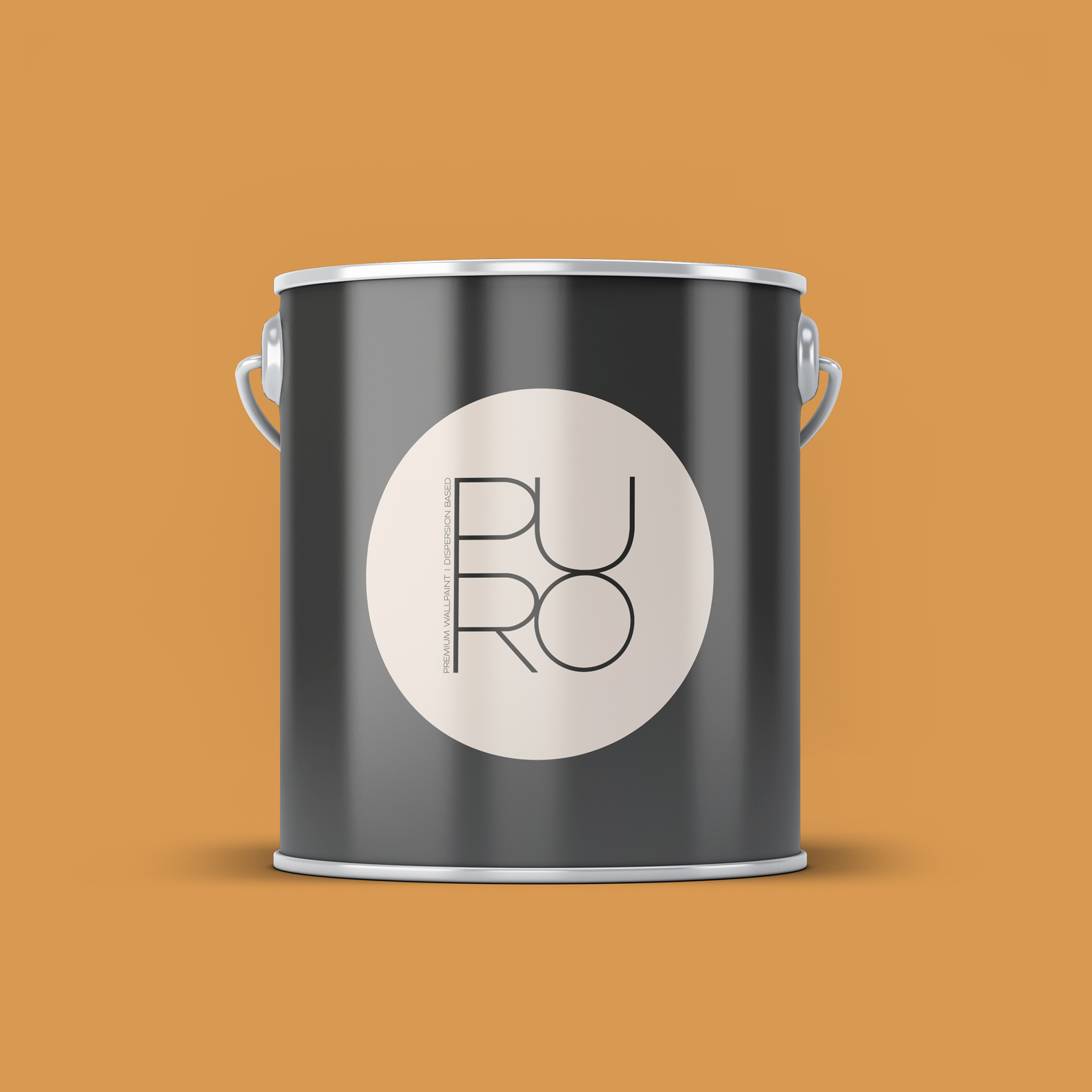 Image d'un pot de 2,5 litres de peinture Puro orange smooth saffron - c8013