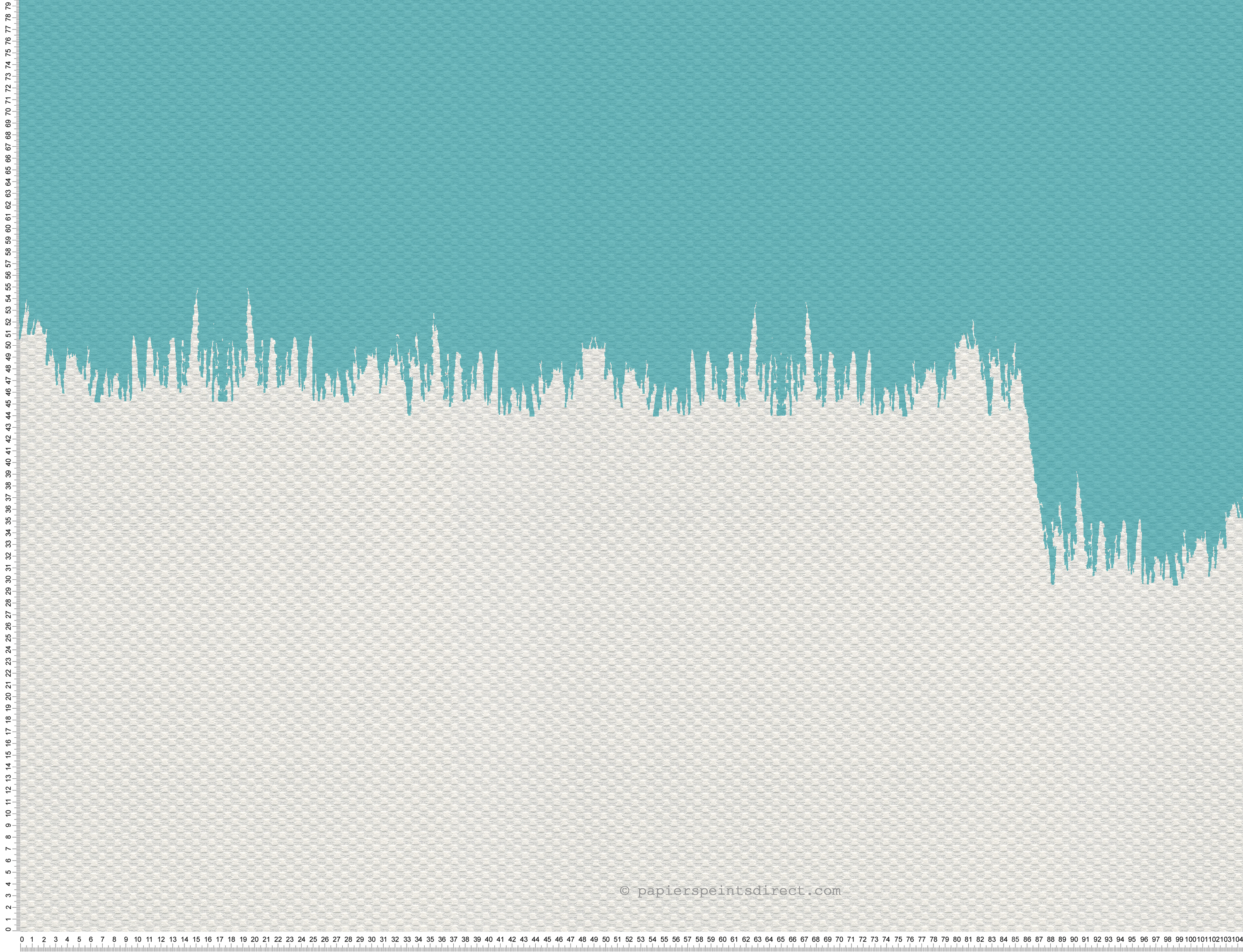 Formes géométriques tressage osier - Papier peint à peindre GO de Montécolino