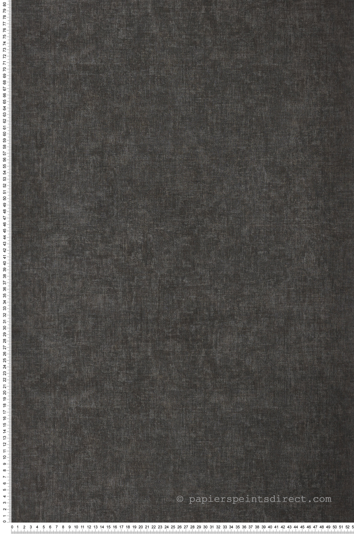 Papier peint Faux Uni William noir - Gingko de Casadéco | Réf. GINK81919513