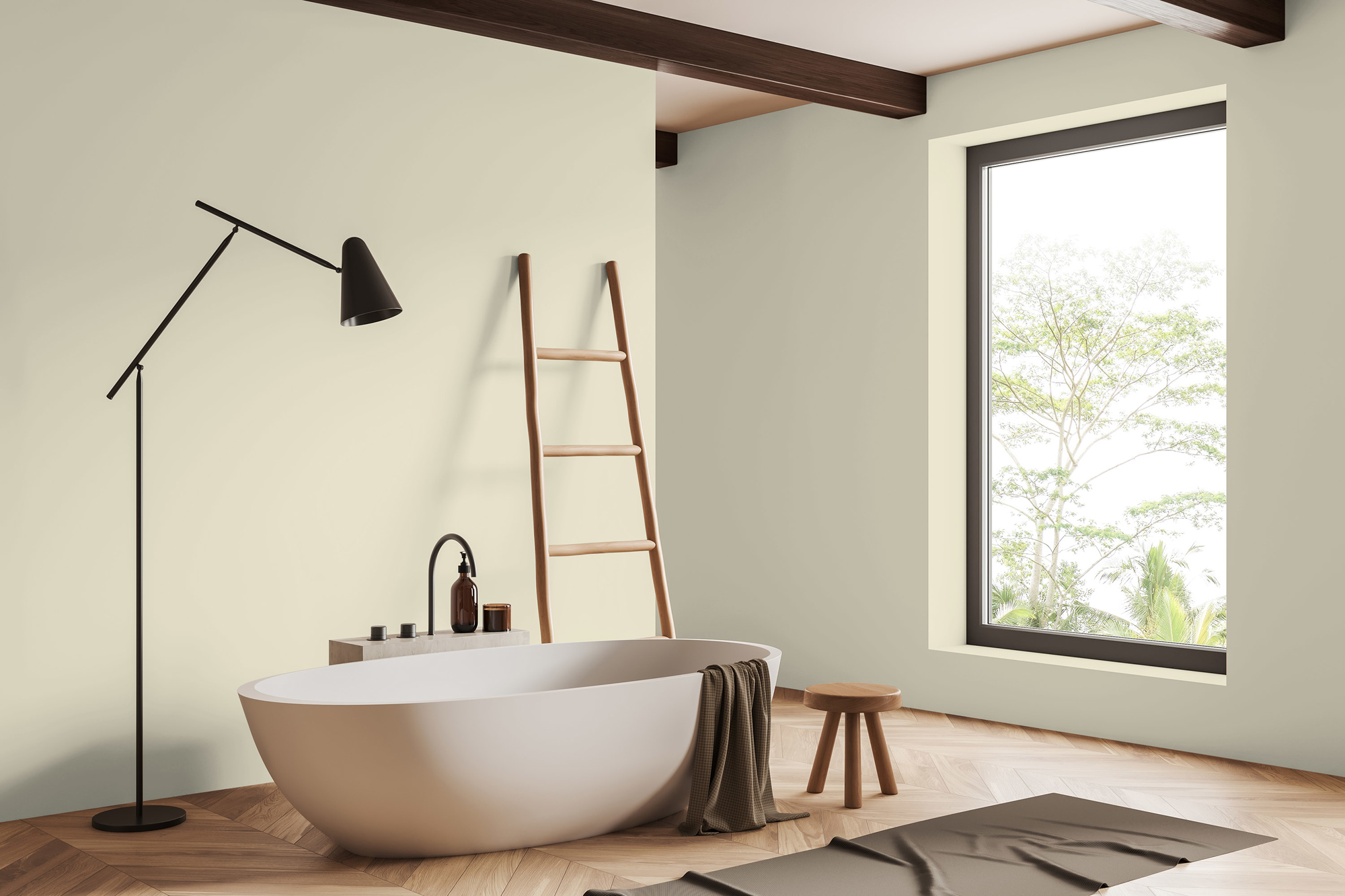 Image d'un pot de 1 litre de peinture Puro vert gentle lime  - c6000