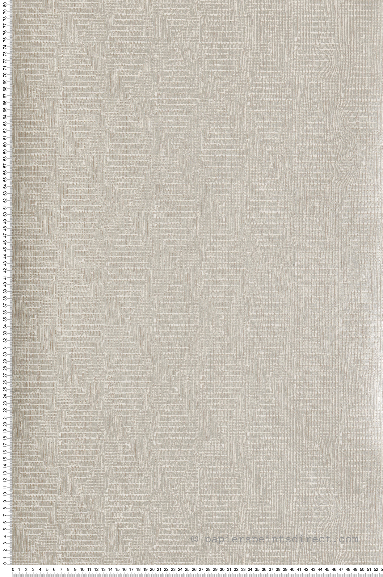 Papier peint Tissage Texture grège nacré - Attitude de Lutèce | Réf. LTC-AM22003-3