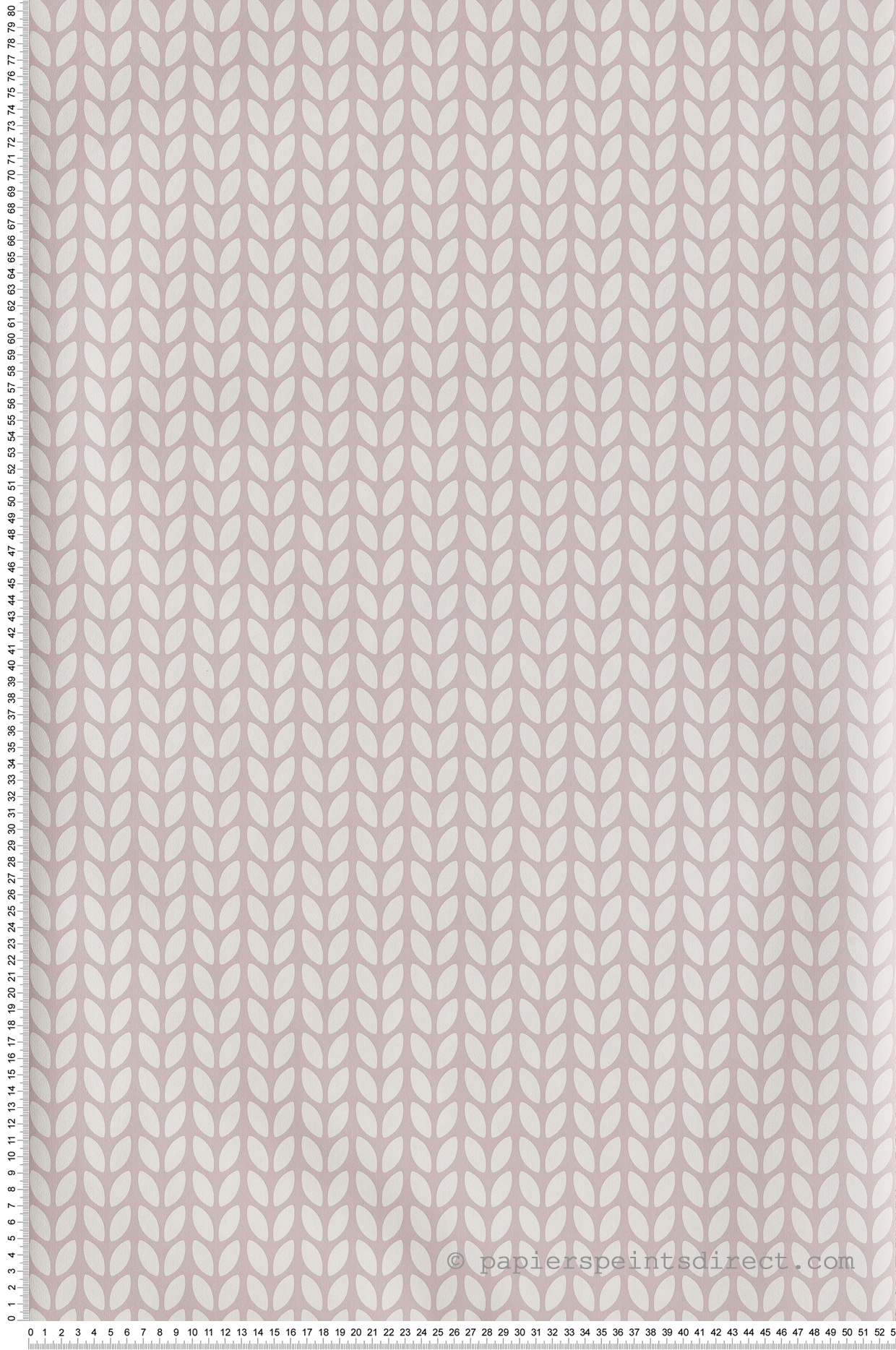 Papier peint graphique Simplicity rose - Hygge de Casélio | HYG100554414