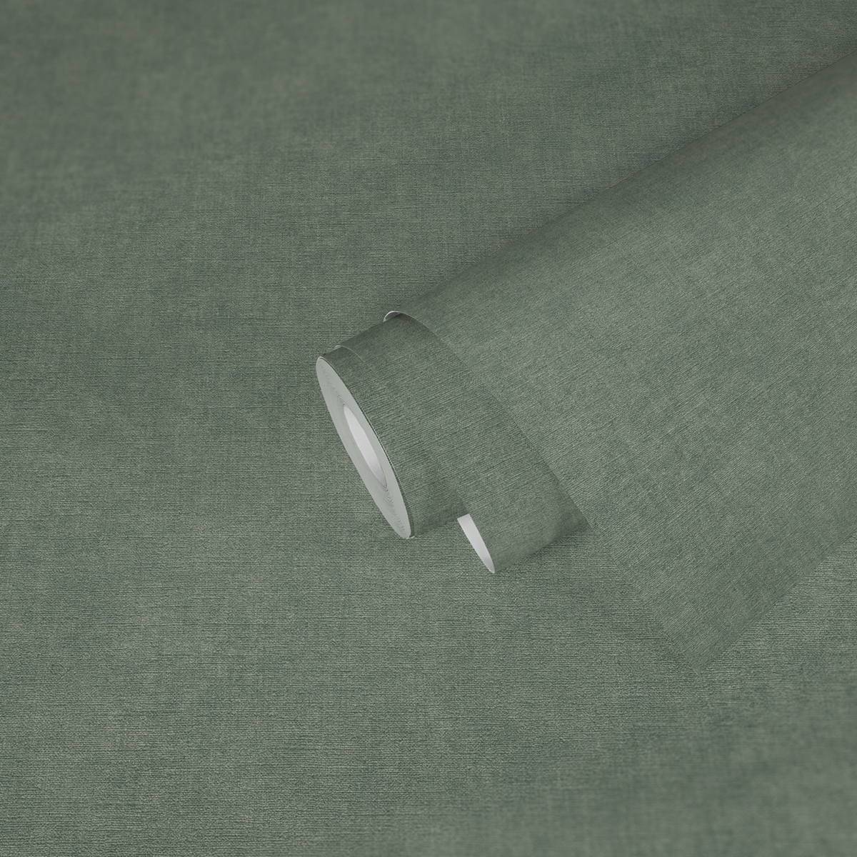 Papier peint Uni Nuancé Toile vert sauge - Smart Surfaces d'A.S. Création AMB4| Réf. AS-395665