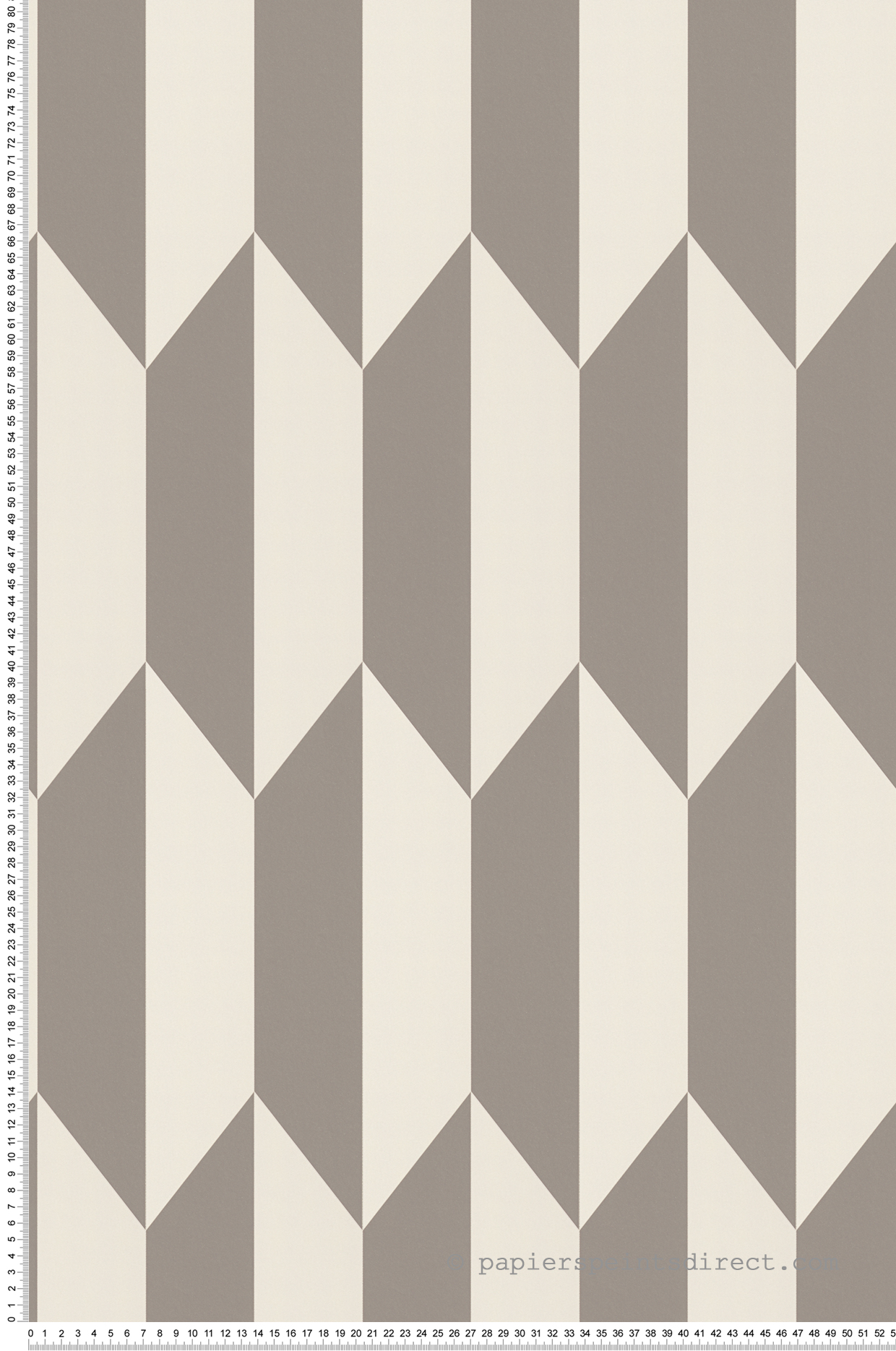 Papier peint Damier Graphique Groove argenté - Cosmoliving d'A.S. Création | Réf. AS-790863