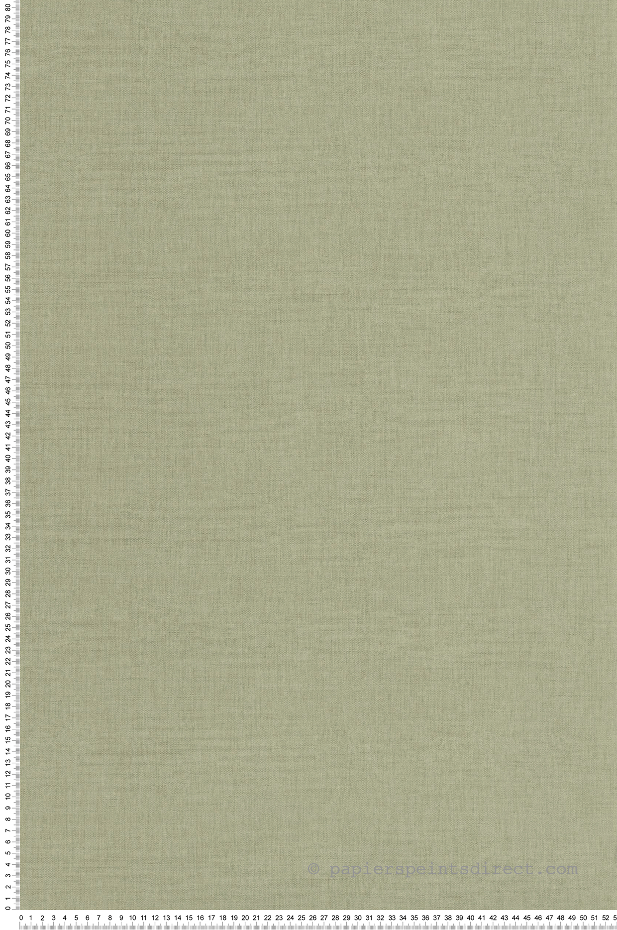 Papier peint Uni Lin vert lichen - Happy Kids Club de Casélio | Réf. HKC100607312