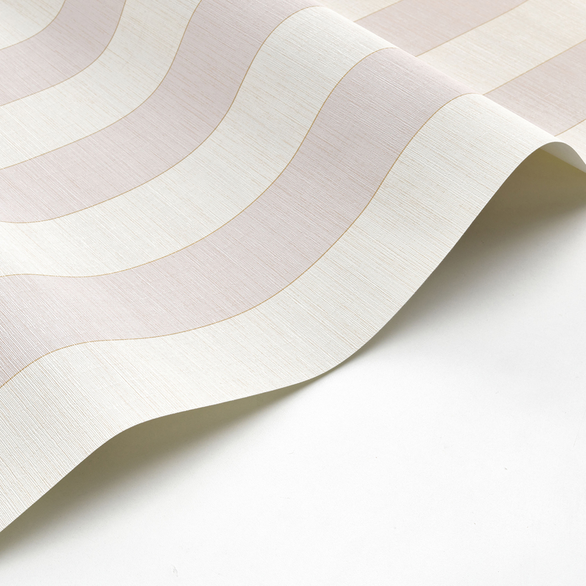 Papier peint Rayure Stripe gris rosé - Les Rayures de Casadéco | Réf. RAYS85831164