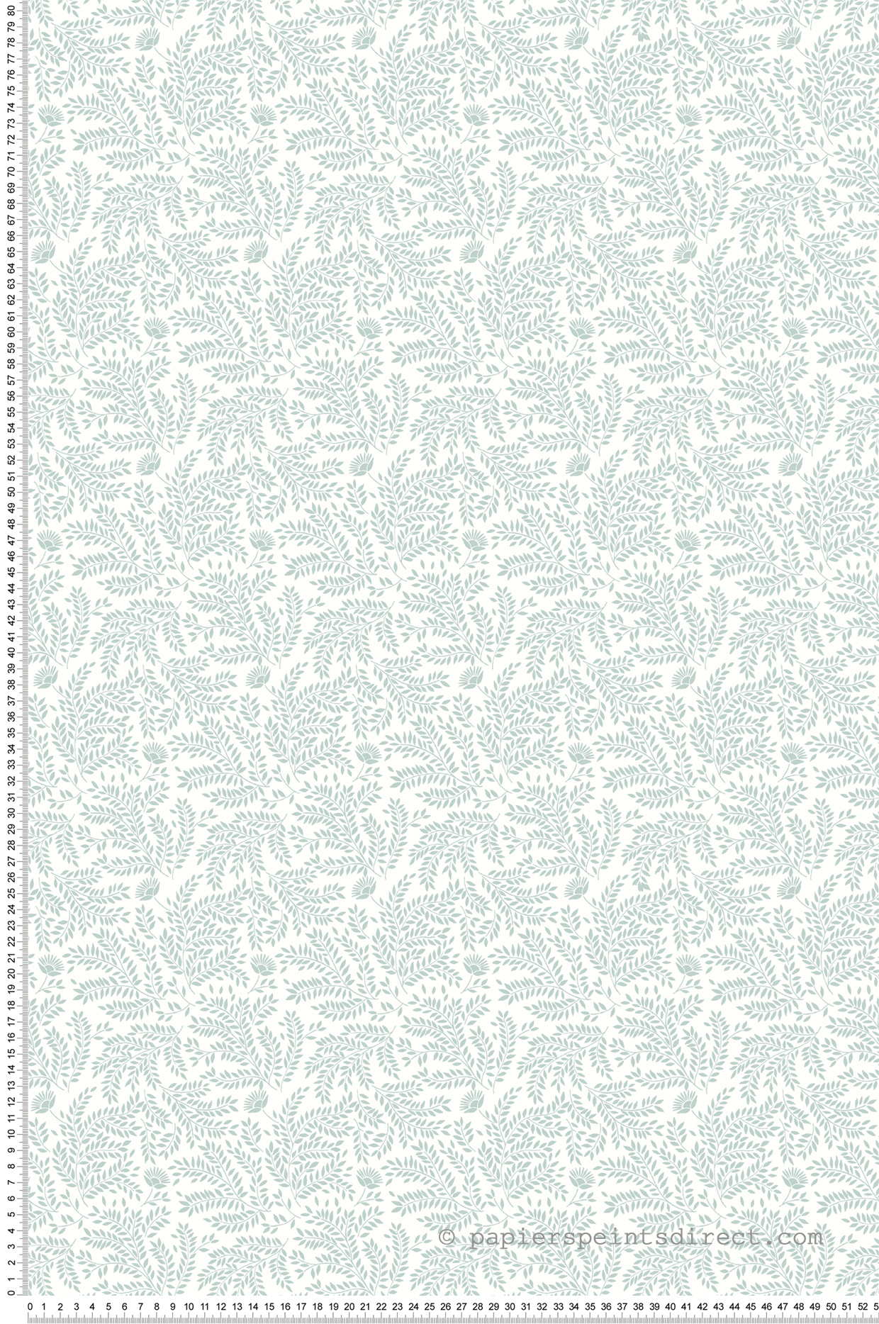 Papier Peint Feuillage Nature vert d'eau - Tartine et Chocolat de Lutèce  | Réf. LTC-36200304