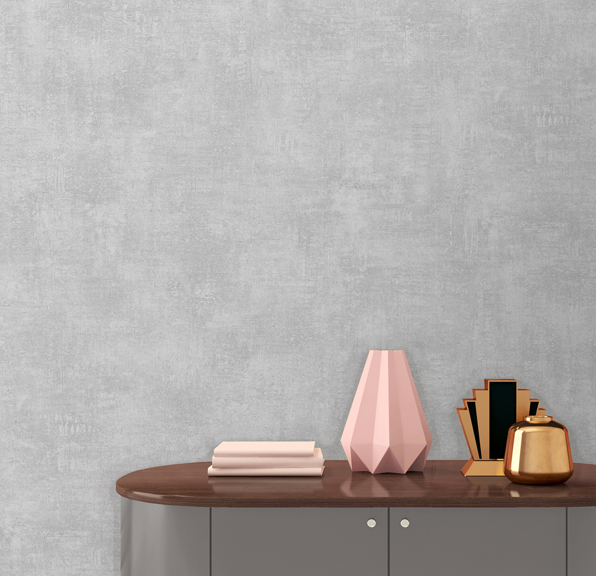 Papier Peint Uni Tissage Satiné gris argent - Elégance d'Ugépa | Réf. UGP-A13719