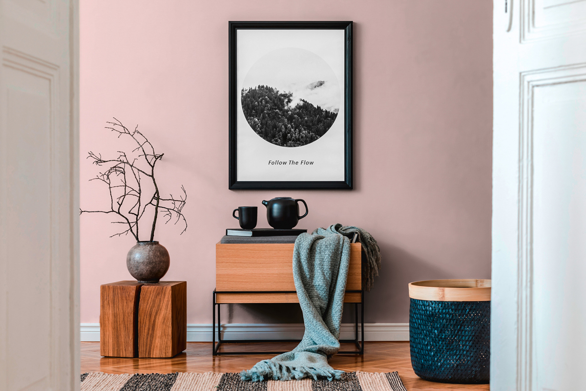 Papier peint Uni Around rose - The Wall 2 d'A.S. Création | Réf. AS-389041