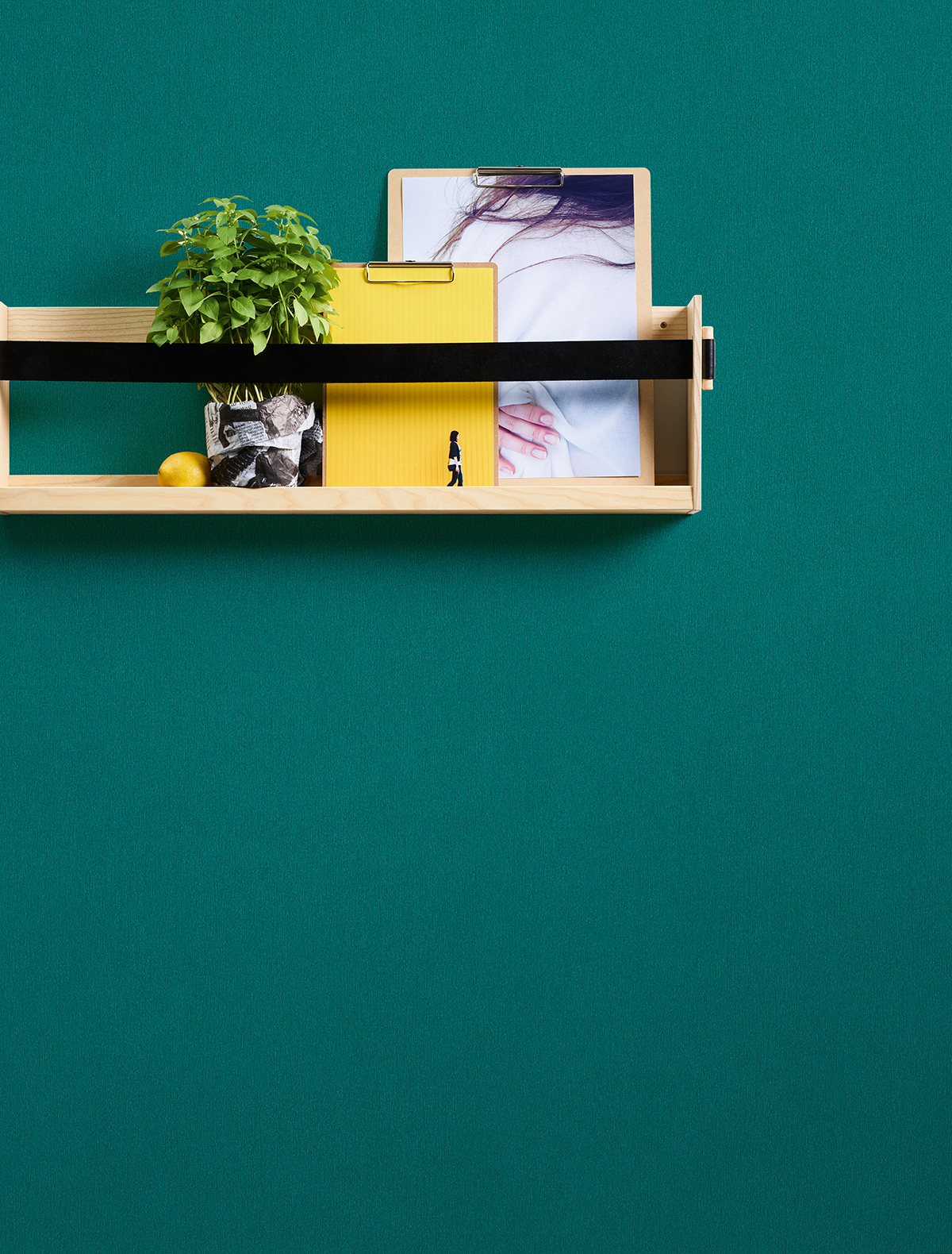 Papier peint Uni Lisse bleu canard - Dream Flowery de Architects Paper | AMB Réf. 3836-24