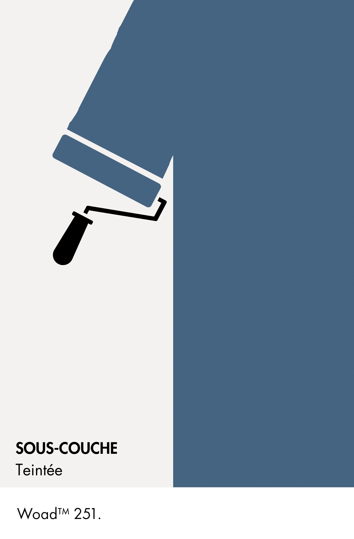Sous-couche teintée Woad n°251 Intelligent ASP (All Surface Primer) 1 litre