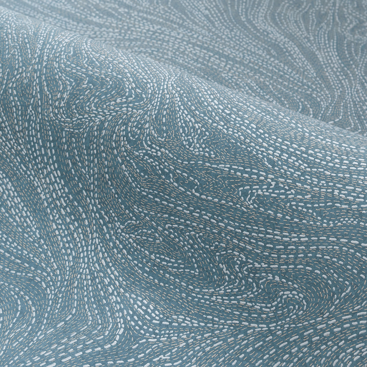 Papier peint Voie Lactée bleu doré - Nuit d'Orient de Casamance AMBV | Réf. CAS-75414078