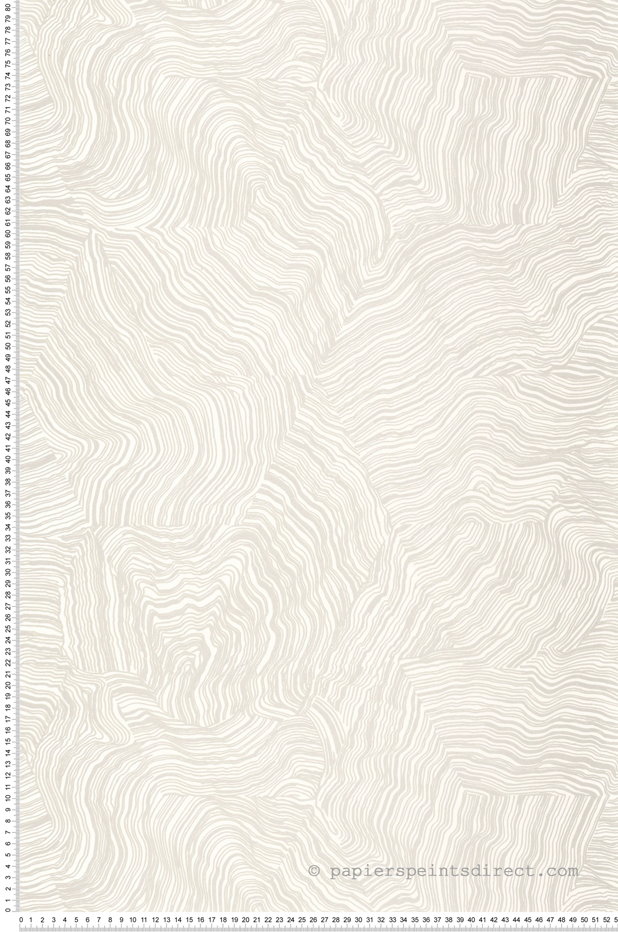 Papier peint Lignes Ondulées Infusion ivoire métallisé - Elixir de Casadéco | Réf. EXIR202021523