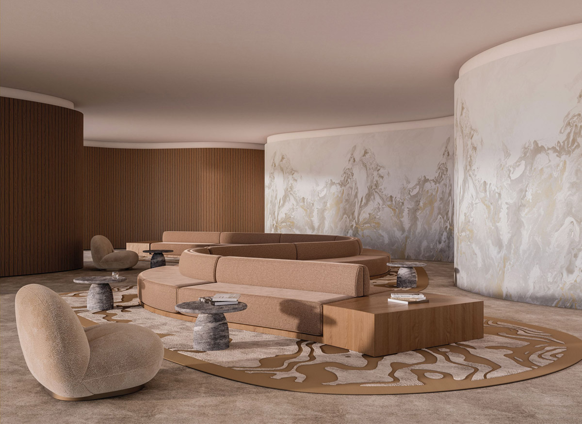 Papier peint panoramique Marbre Calacatta gris doré - Panoramas 3 de Casamance | Réf. CAS-76452242