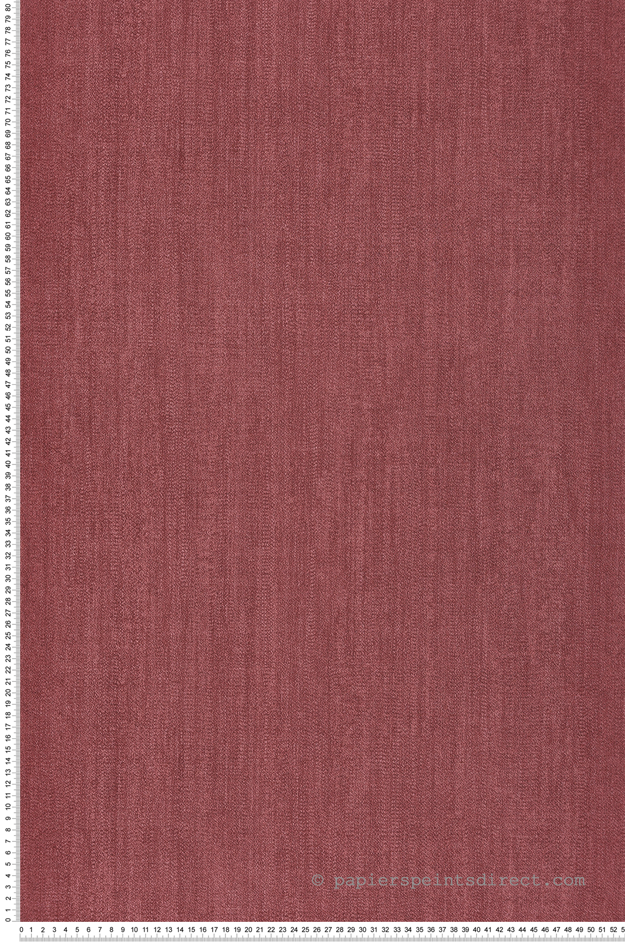 Papier peint Faux Uni Textile bordeaux - Allure de Lutèce | Réf. LTC-AL26209