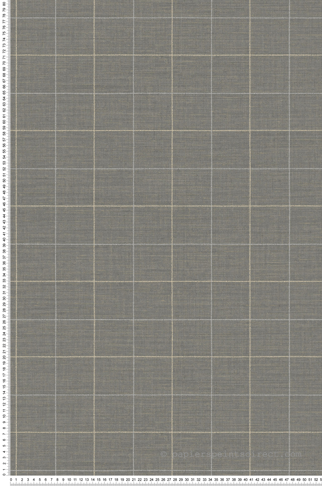 Papier peint Carreaux Scandinave Liam gris intense - Carnaby Street de Casadéco | Réf. CARN200519234