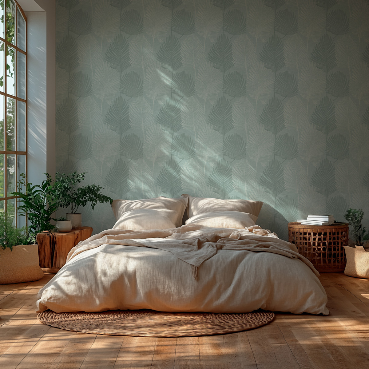 Papier peint Palme Nature céladon - Metropolitan Stories 4 Hot Spots d'A.S. Création AMB3| Réf. AS-786734