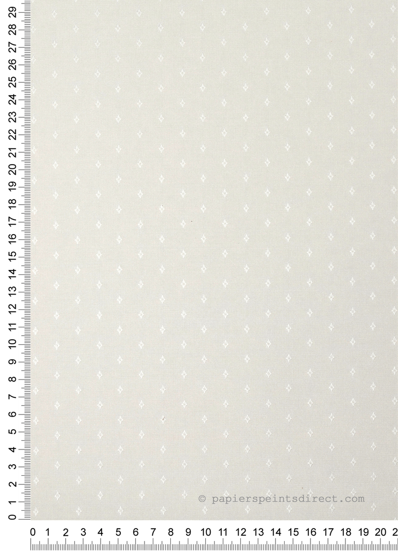 Tissu mural Motifs Piqués blanc crème - Textil'In de Montecolino | Réf. MC-TIN215010