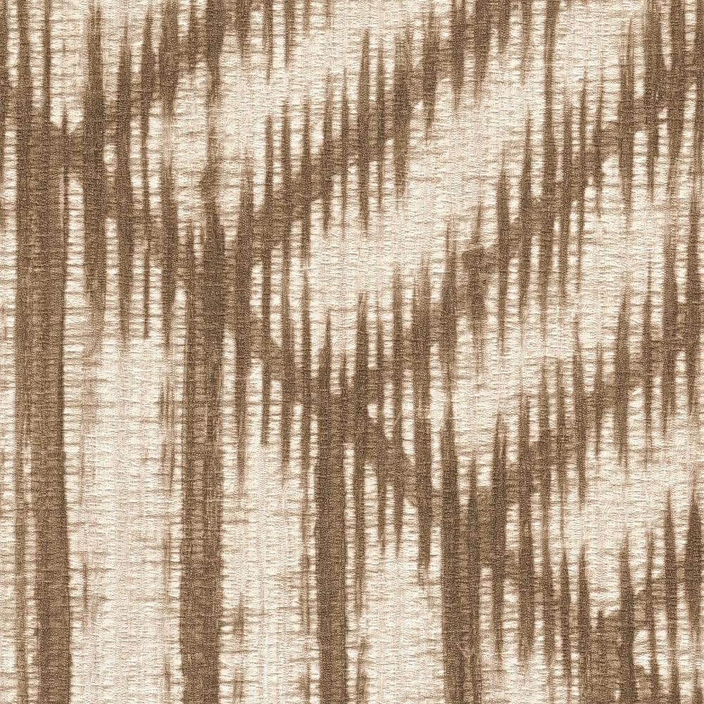 Papier peint Géométrie Nature Normade brun - Abaca de Lutèce | Réf. LTC-51232308