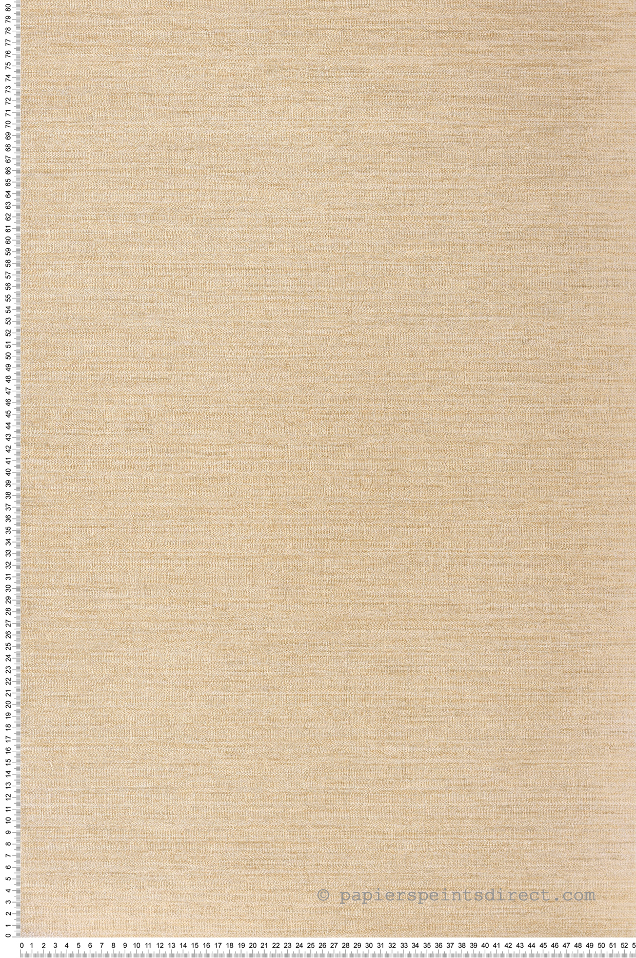Papier peint Faux Uni Tissage Occitan vanille - Terra Rossa de Casamance | Réf. CAS-76233058
