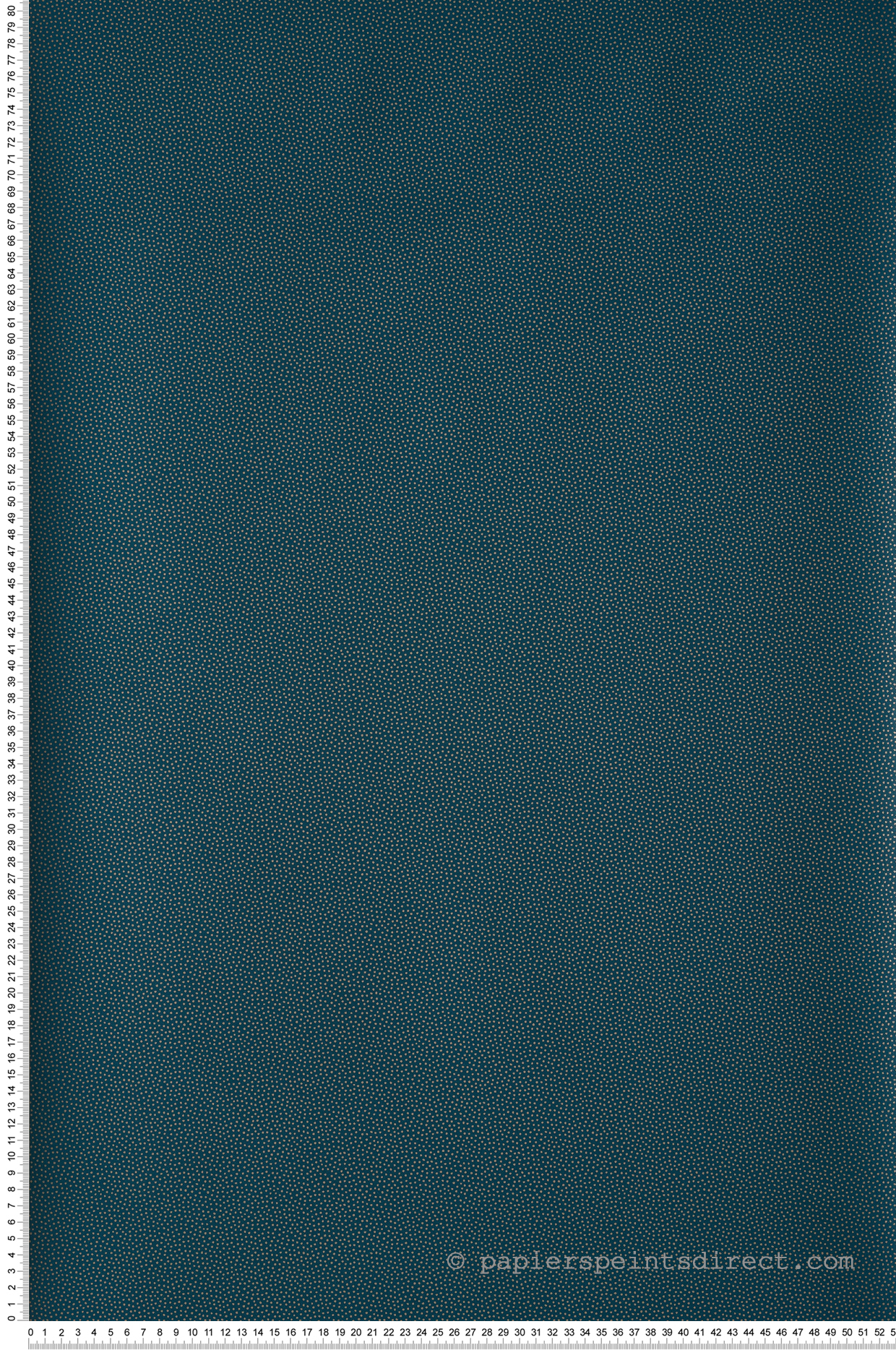 Papier peint Pois Goma bleu canard/doré - L'odyssée de Casélio | Réf. OYS100406301