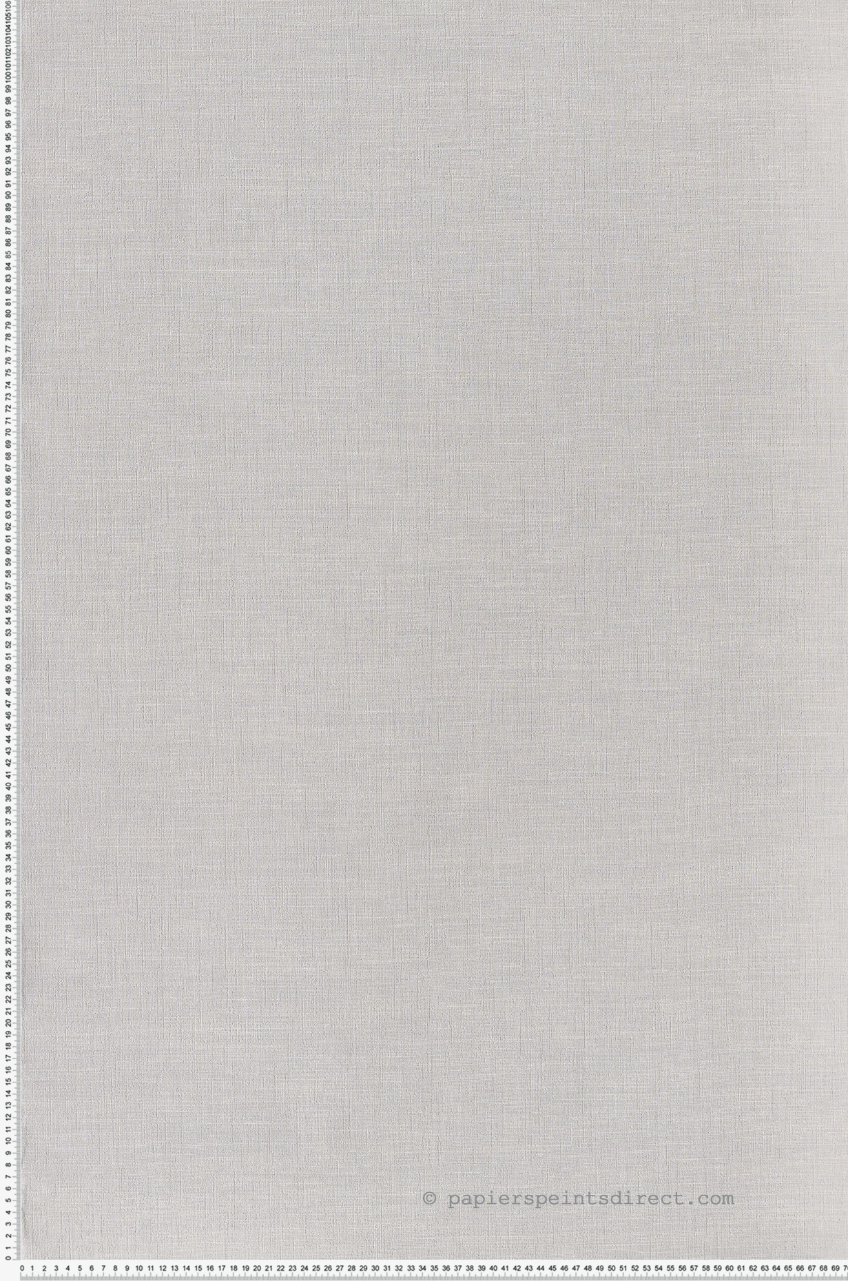 Papier peint Lin Shinok gris craie - Le Lin 2 de Casamance | Réf. CAS-73810620