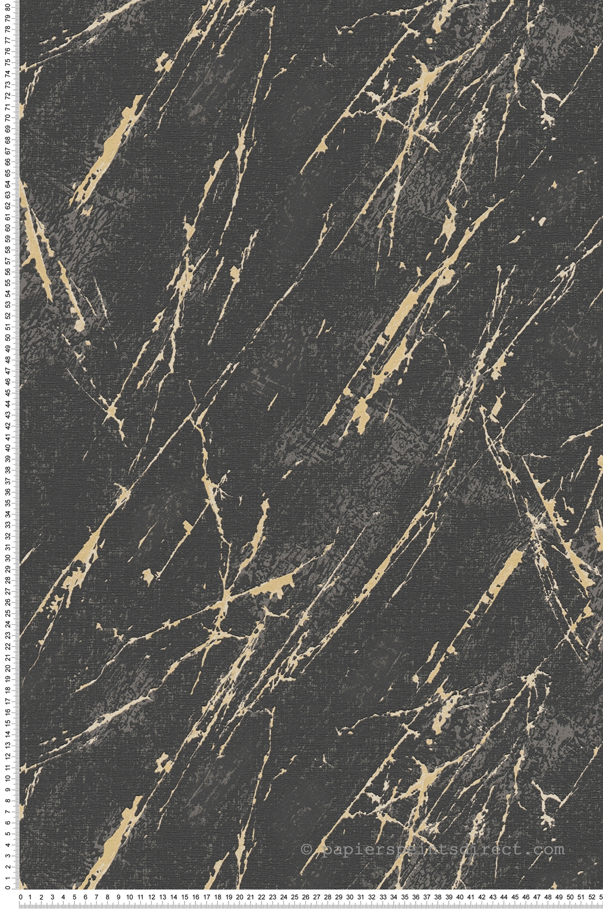 Papier peint Marbre Abstrait anthracite doré - Casual Living d'A.S. Création | Réf. AS-393362