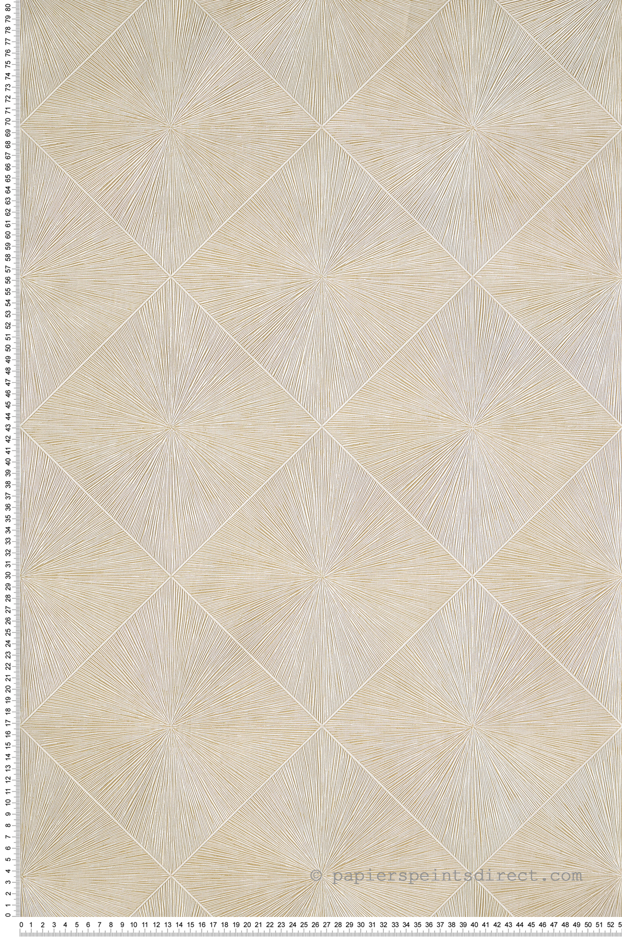 Papier peint Géométrique Losange Perception doré  - Perception de Casadéco | Réf. PERP85131351