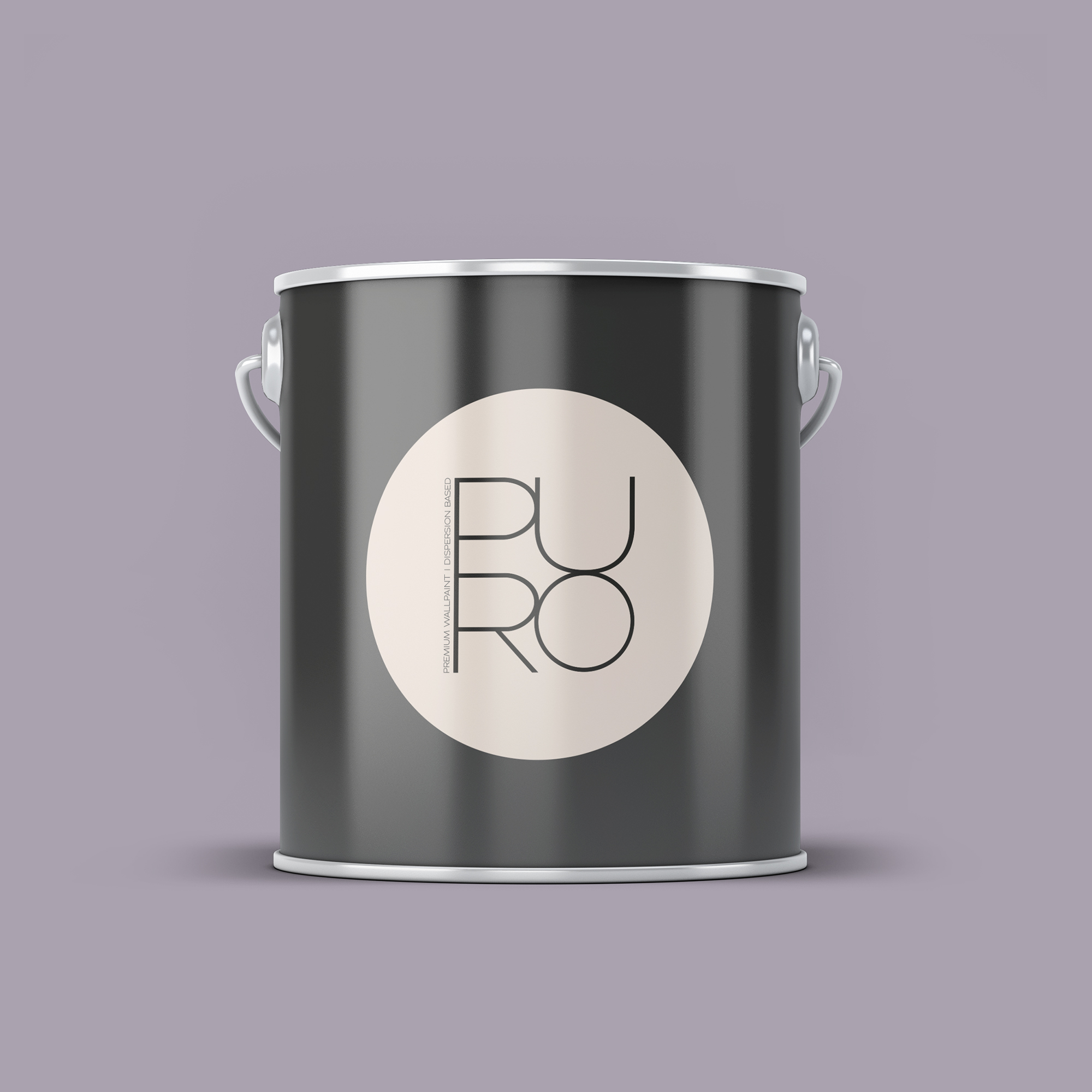 Image d'un pot de 2,5 litres de peinture Puro violet simple mauve - c2001