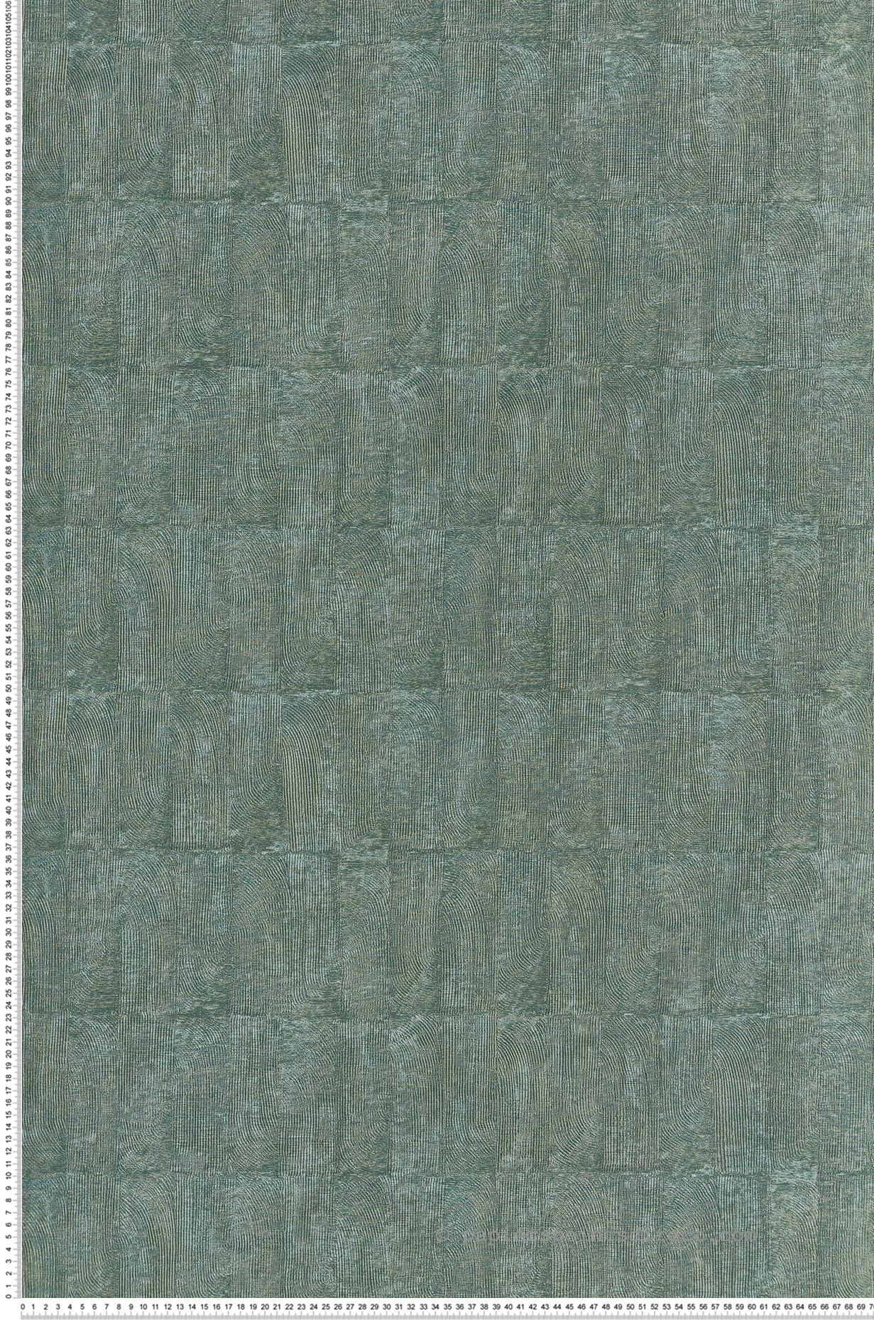 Papier peint Empreinte Argile Bizen vert lichen - Cérame de Casamance | Réf. CAS-76091426