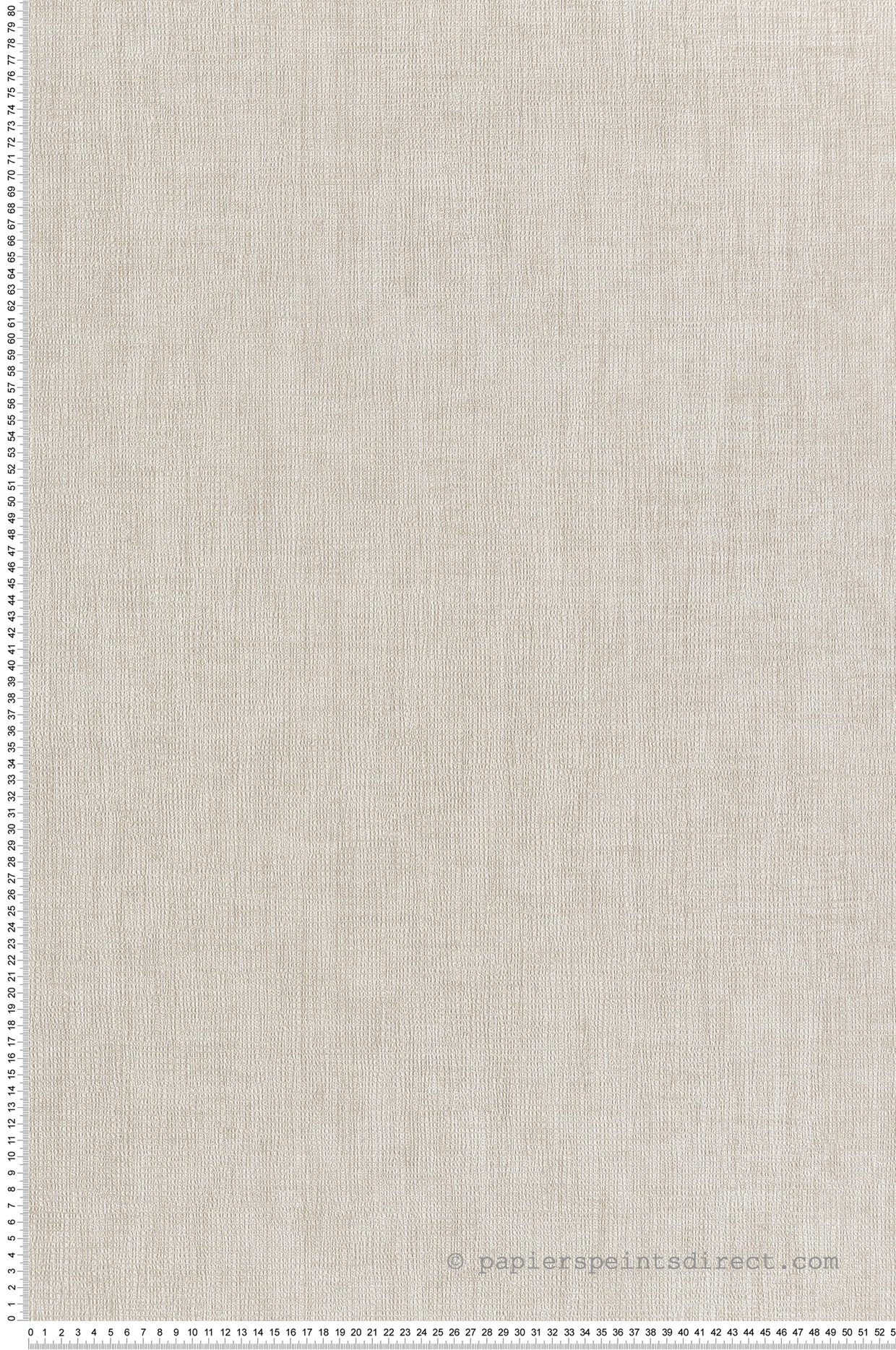 Papier peint Faux Uni Textile écru - Jaipur de Montecolino | Réf. MC-26473