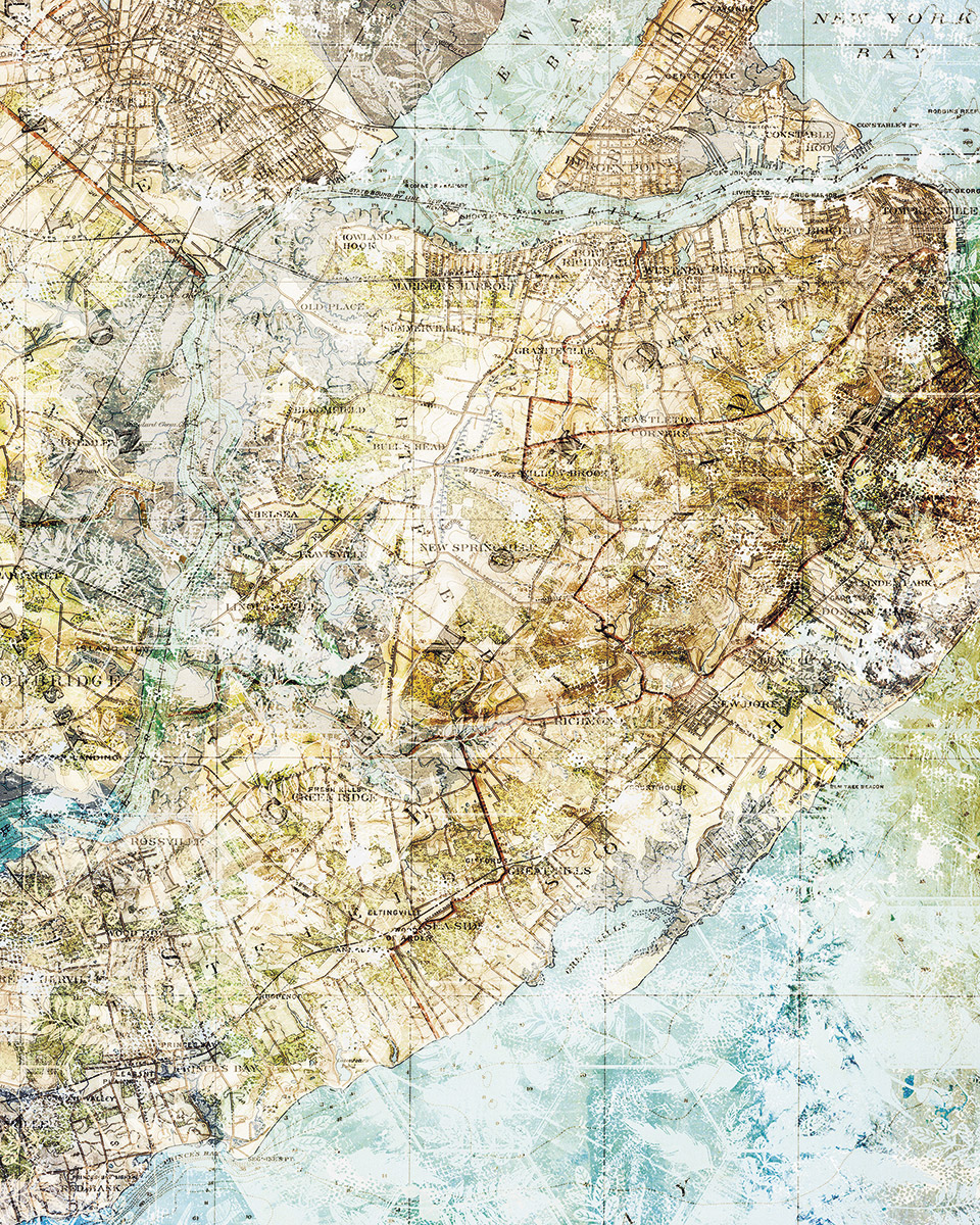 Panoramique Mix Map - Papier peint Komar