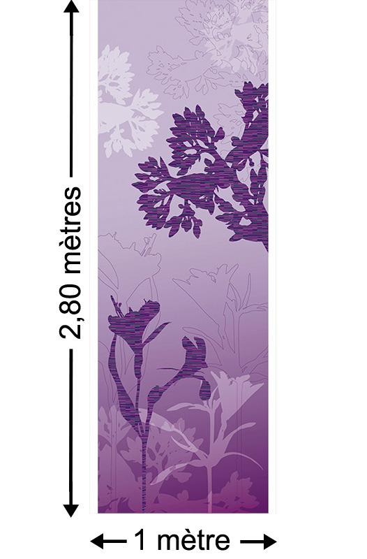 Mystic blossoms - Papier peint lé unique