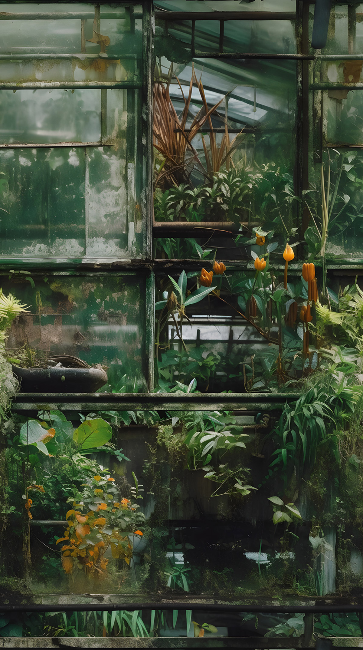 Papier peint panoramique Plante Botanical Haven - Metropolitan Stories 4 Hot Spots d'A.S. Création AMB1| Réf. AS-790166