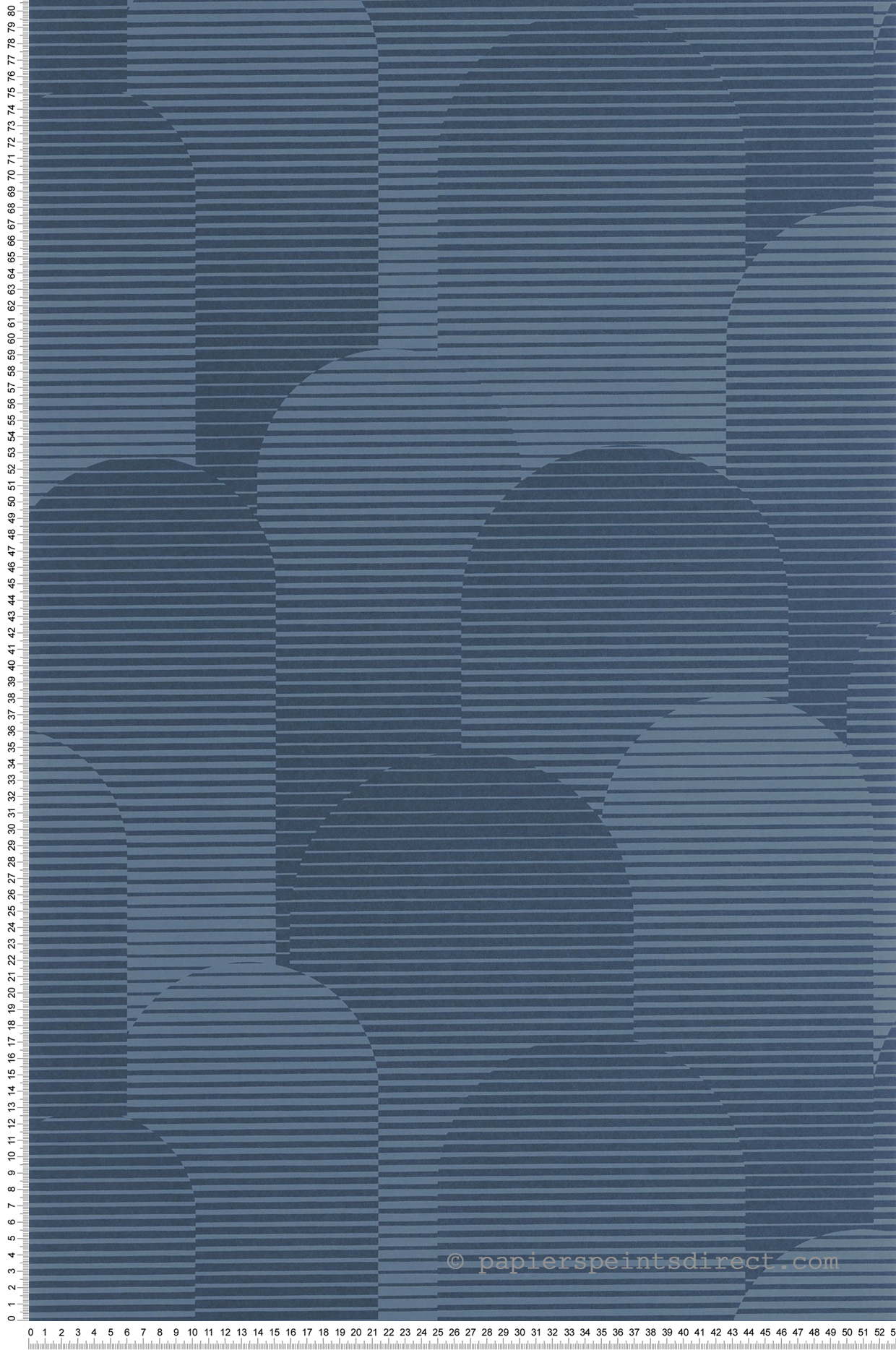 Papier peint Effet 3D Arcea bleu - Blue Shades de Casélio | Réf. BLS107516060