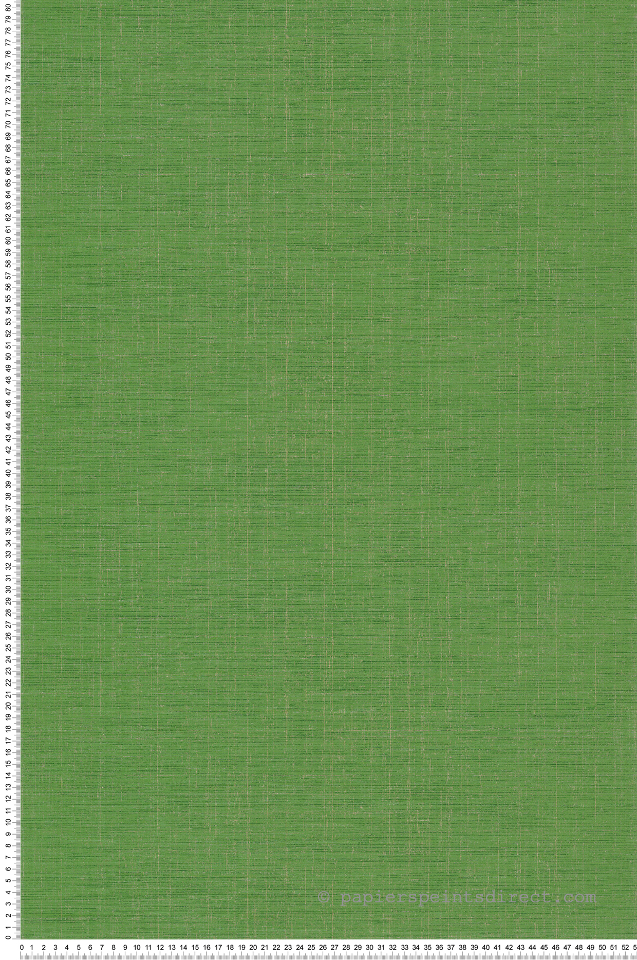 Papier peint Faux Uni vert gazon - Five o'clock de Casadeco | Réf. FOCL85847394