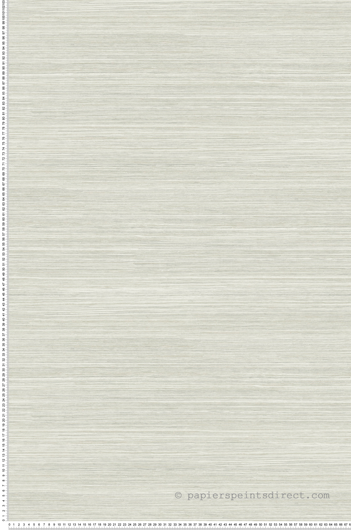 Papier peint Tissage Fontaine beige gris - Greenhouse de York (Initiales) | Réf. INI-GO8306