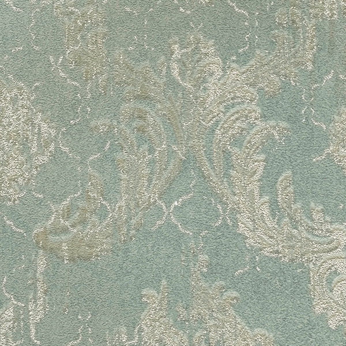 Papier peint Baroque Chic Versailles vert amande doré - Metropolitan Stories 4 Hot Spots d'A.S. Création AMB5| Réf. AS-786725